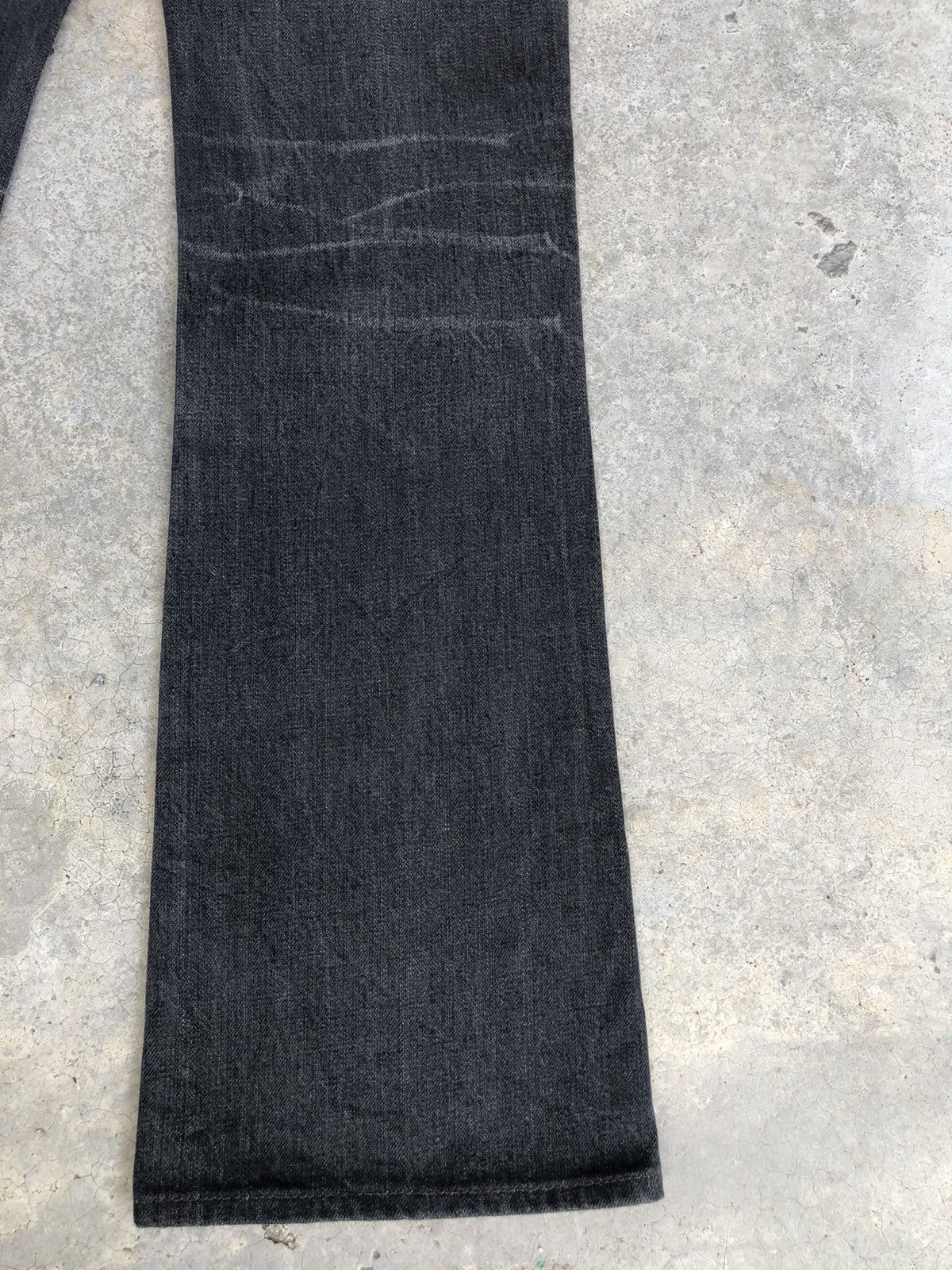 If Six Was Nine Japanese Platium Moussy Flared Jeans Distressee Jeans Size US 31 - 12 Thumbnail