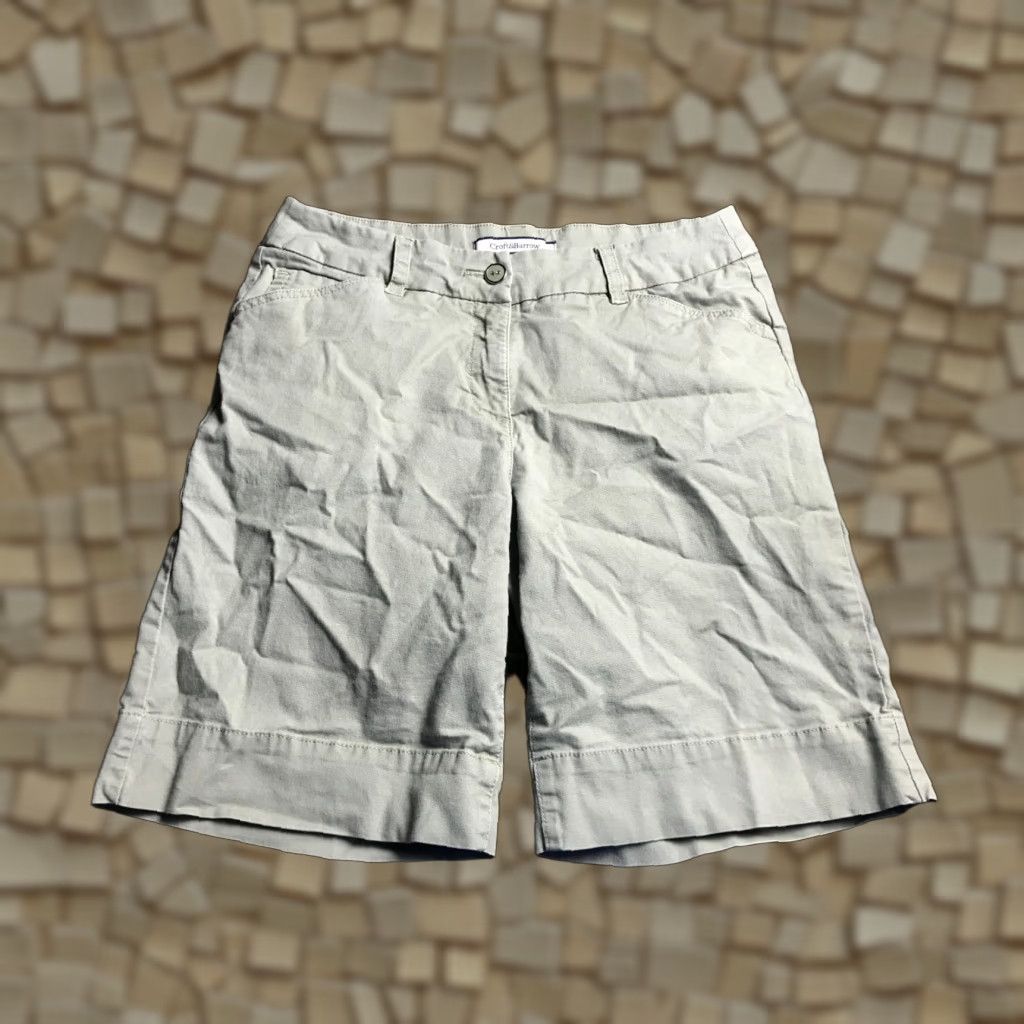 Croft & Barrow Croft & Barrow Shorts Women's 8 Green Casual Pockets Size 30" / US 8 / IT 44 - 1 Thumbnail