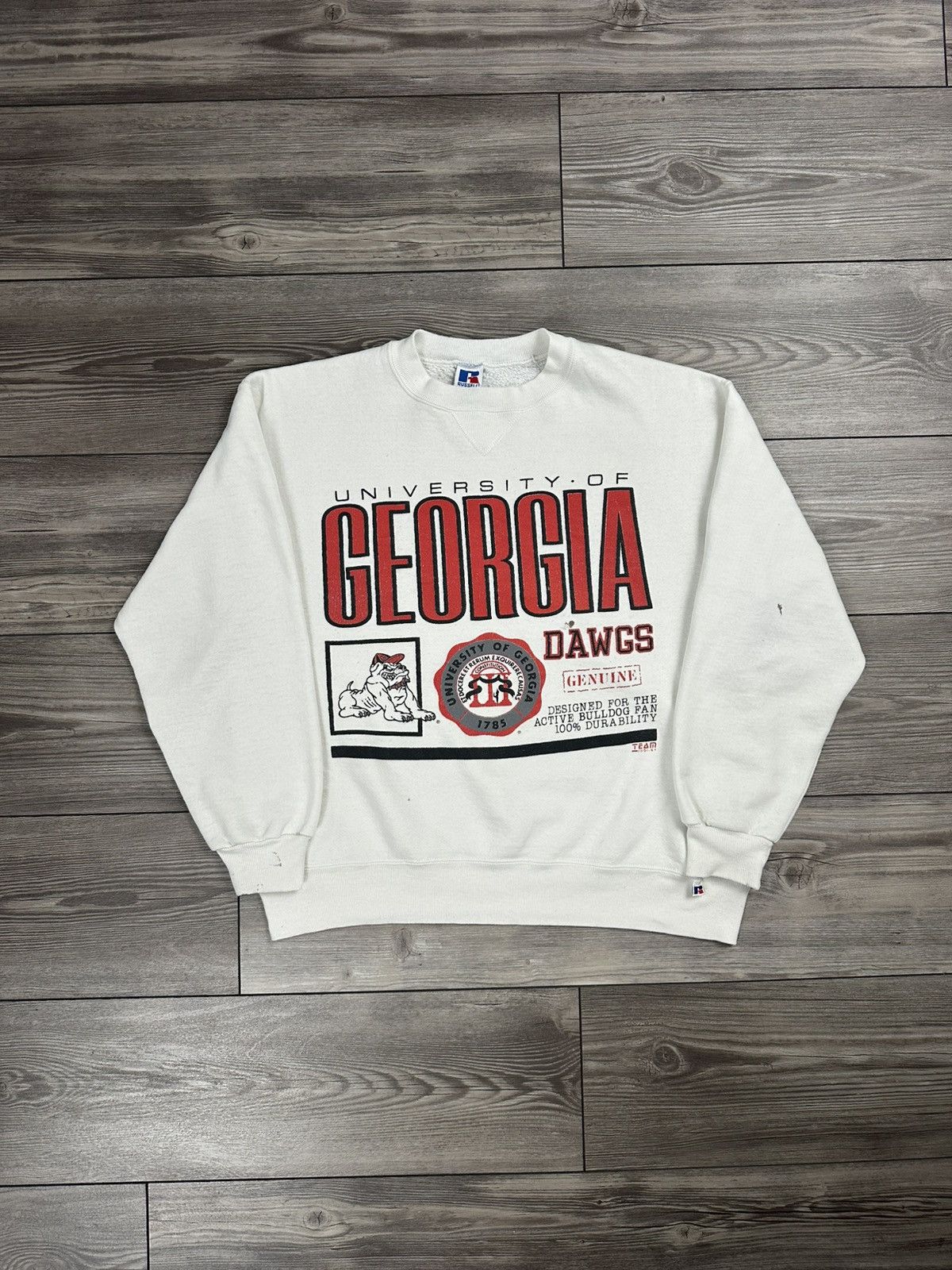 Russell Athletic Vintage 90’s University Of Georgia Russell Crewneck Size US S / EU 44-46 / 1 - 1 Thumbnail