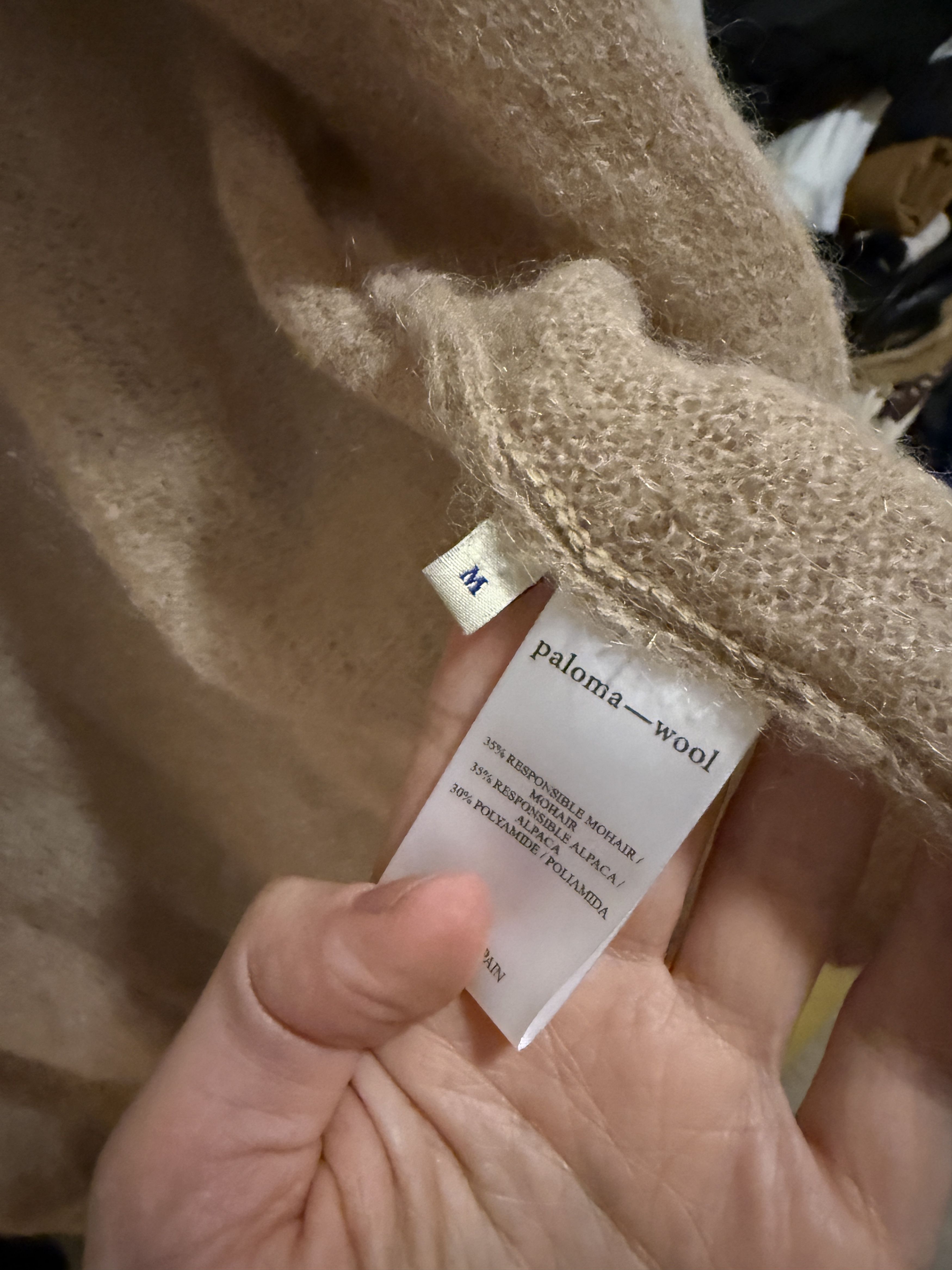 Paloma Wool Wool tan cardigan Size US M / EU 48-50 / 2 - 4 Thumbnail