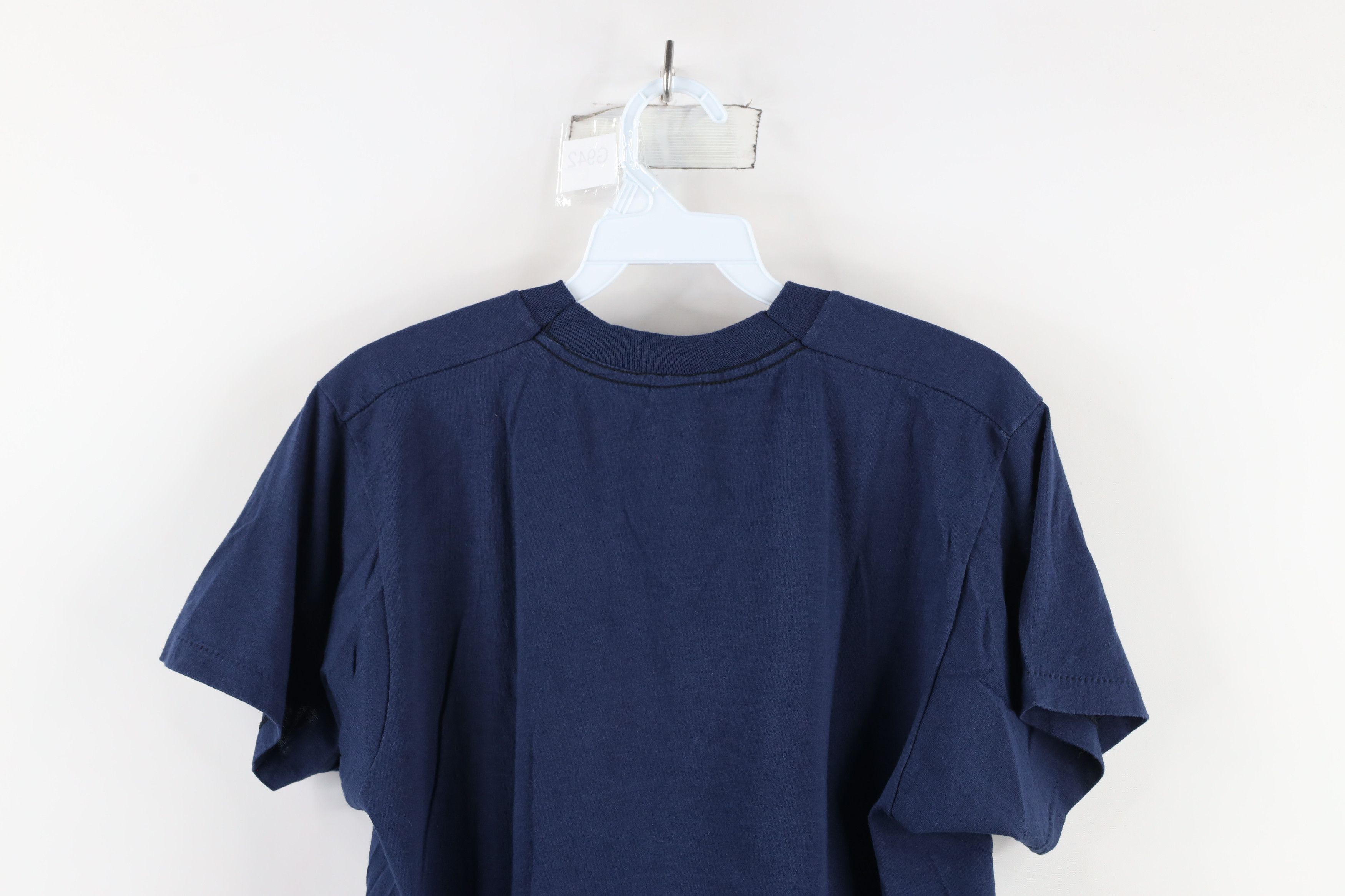 Vintage Deadstock Vintage 80s 20 Teamsters Union T-Shirt Blue USA Size US L / EU 52-54 / 3 - 7 Thumbnail