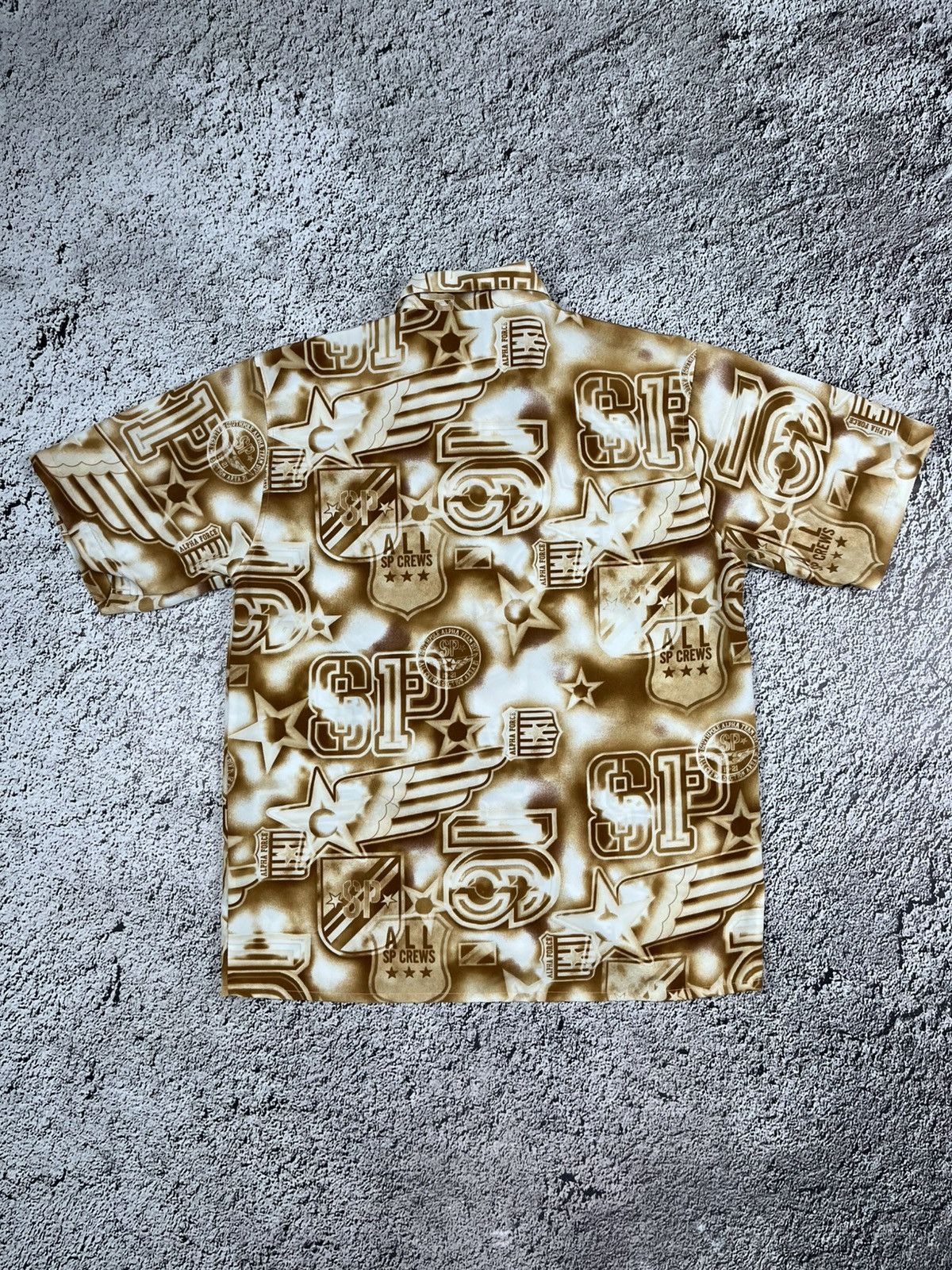 Southpole Vintage Y2K Southpole all over cops rap shirt streetwear M Size US M / EU 48-50 / 2 - 5 Thumbnail