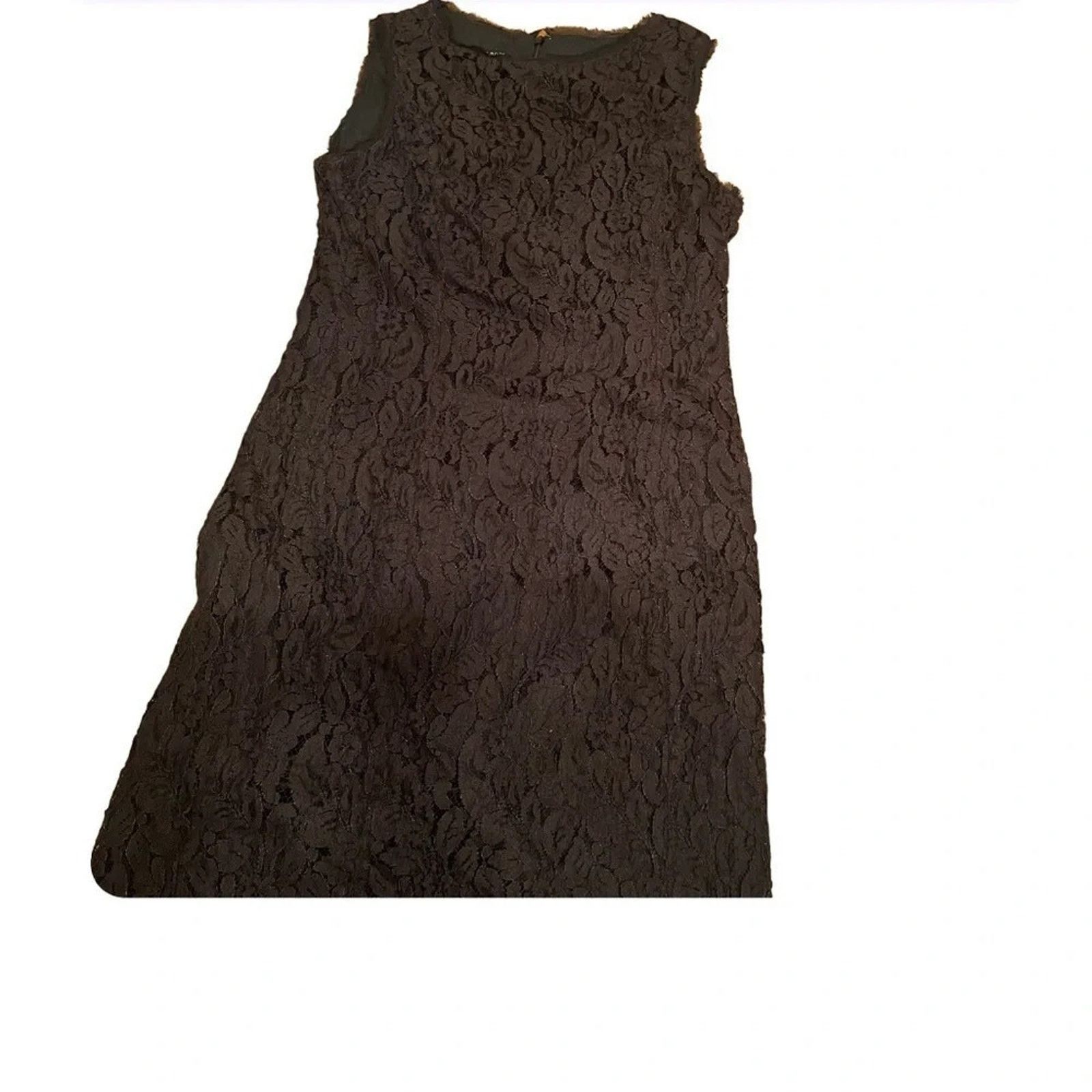 The Unbranded Brand Talbots knee length lace overlay dress, size 8 Size M / US 6-8 / IT 42-44 - 1 Thumbnail