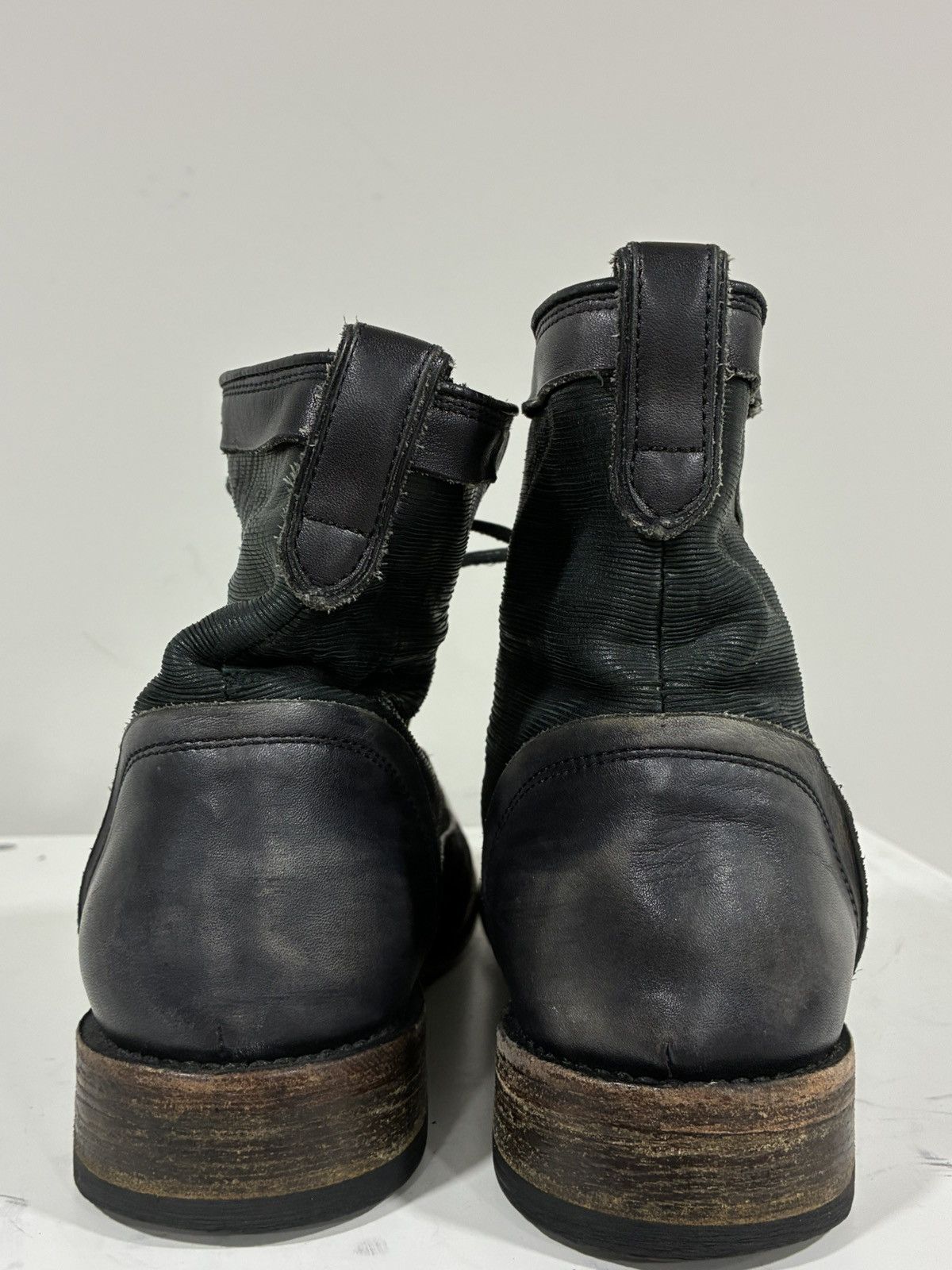John Varvatos Freeman Raw Edge Scored Leather Boot EU 40 usa 7 Size US 7 / EU 40 - 8 Thumbnail