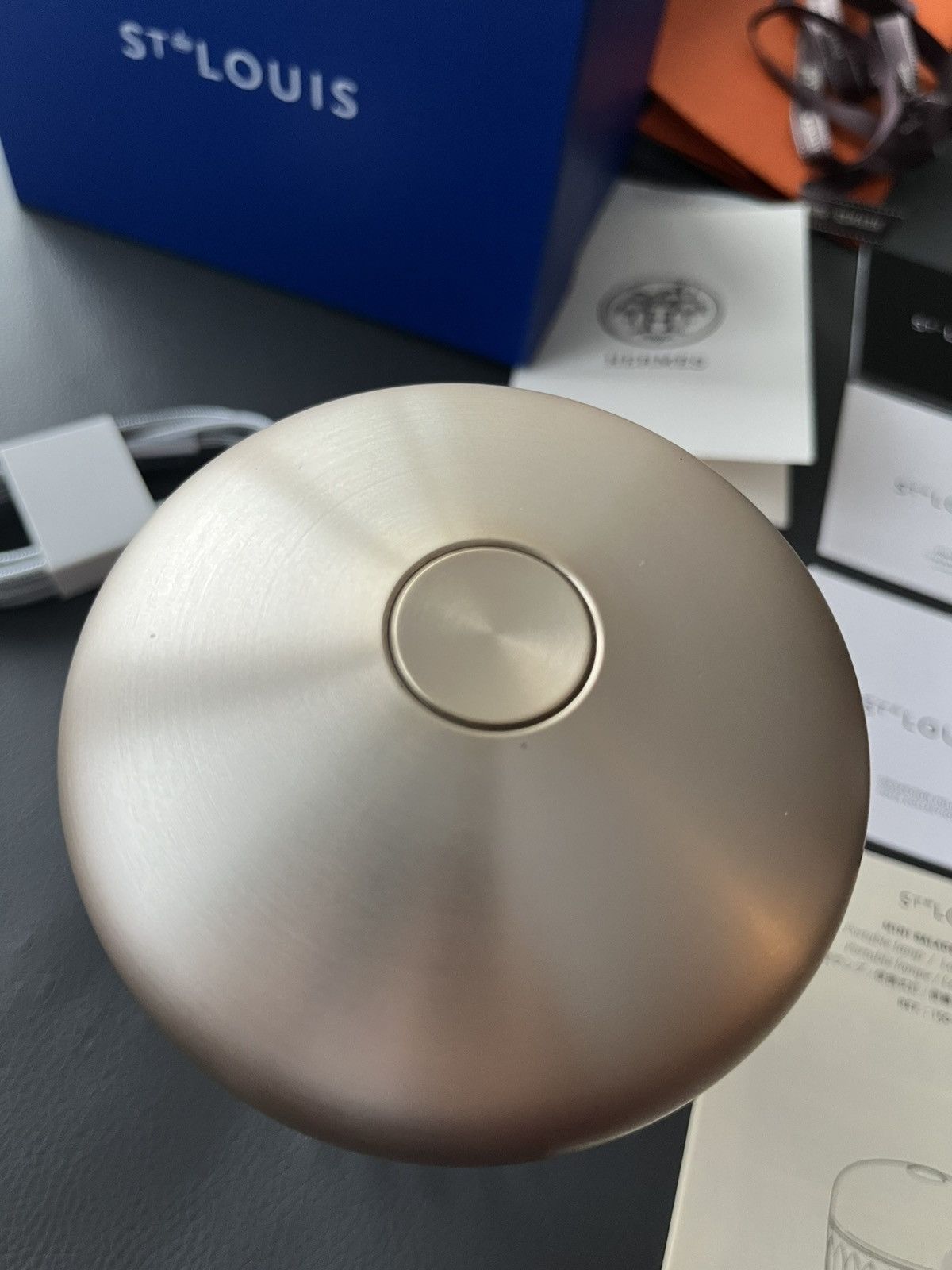 Hermes Brand New Giftable Hermes St Louis Folia Mini Portable Lamp Size ONE SIZE - 18 Thumbnail