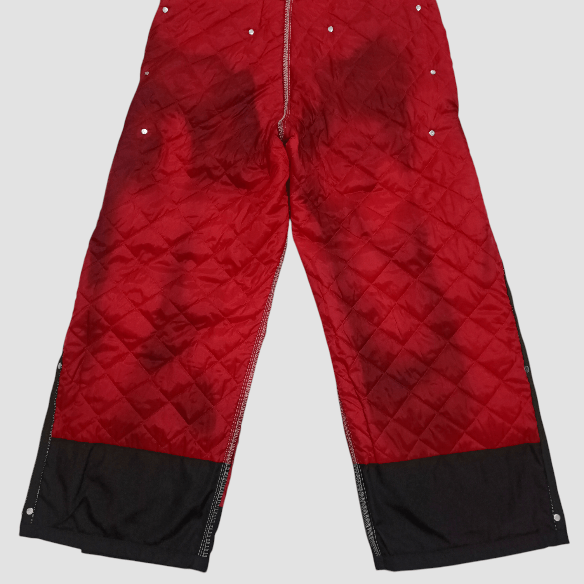 Carhartt Carhartt Duck Zip-to-Thigh Bib Overall/Quilt Lined Size US 37 - 17 Thumbnail