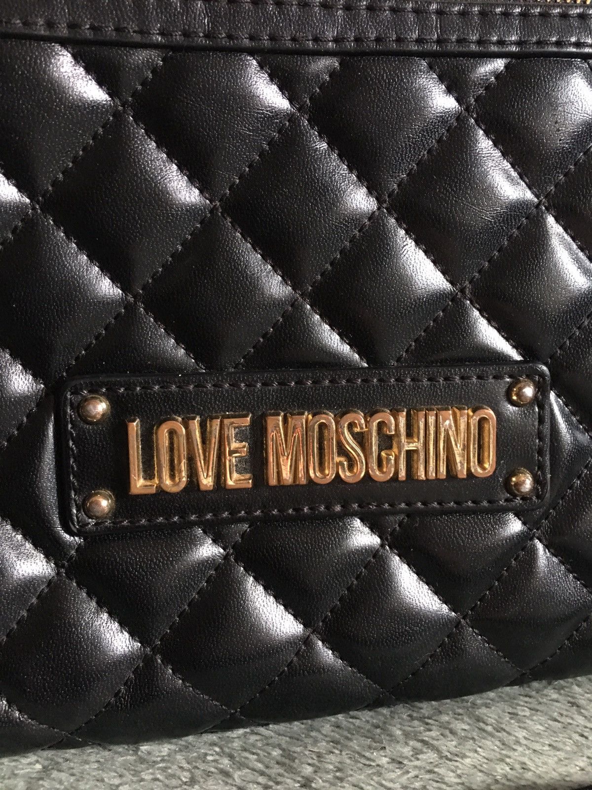 Love Moschino × Moschino Love Moschino Black Logo Crossbody Shoulder Bag Size ONE SIZE - 2 Thumbnail
