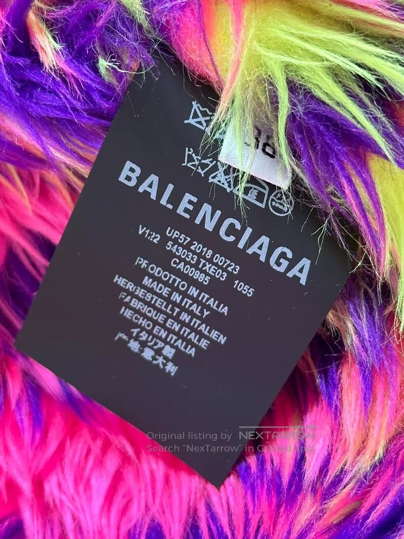 Balenciaga Balenciaga Fur Denim Jacket Size XS / US 0-2 / IT 36-38 - 2 Thumbnail
