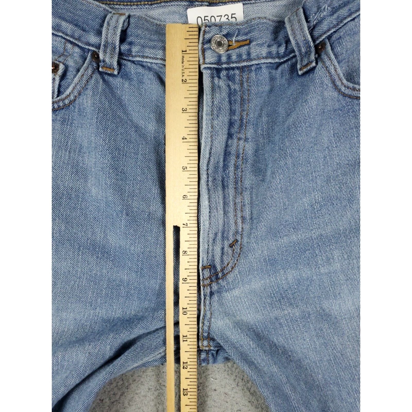 Levi's Levis 505 Mens 36x30 Extra Large XL Blue Casual Straight Leg Denim Pants Size US 36 / EU 52 - 3 Thumbnail