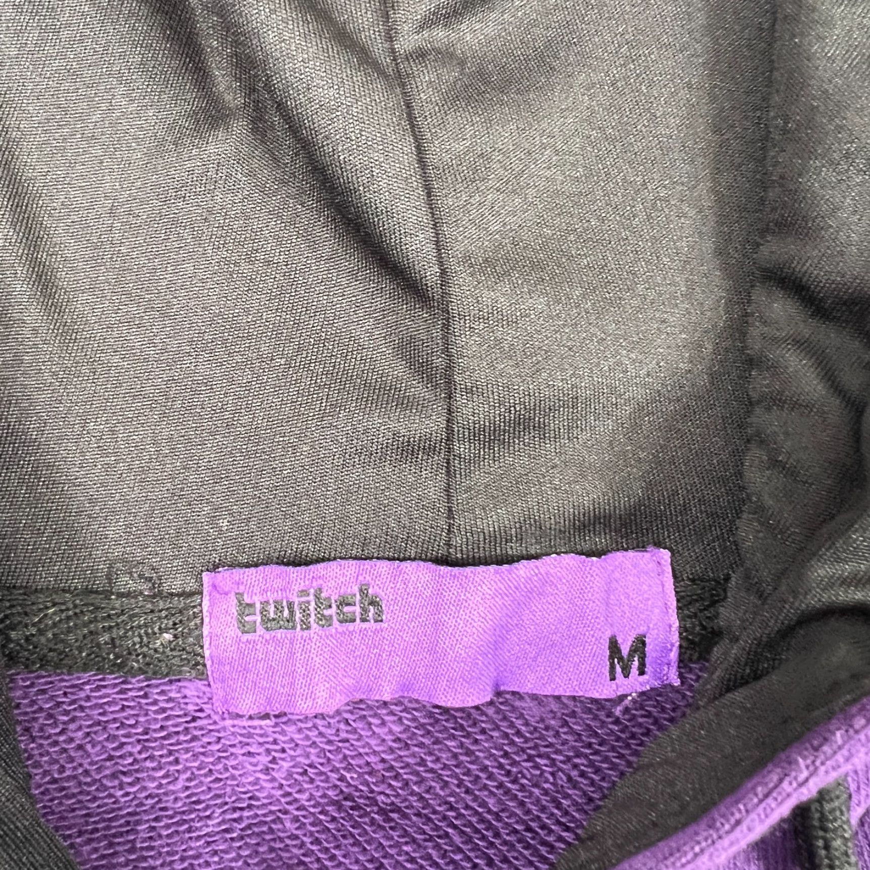 Vintage Twitch Hoodie M Purple Black Fade Pullover Sweatshirt Twitch Con 2017 Size US M / EU 48-50 / 2 - 5 Thumbnail