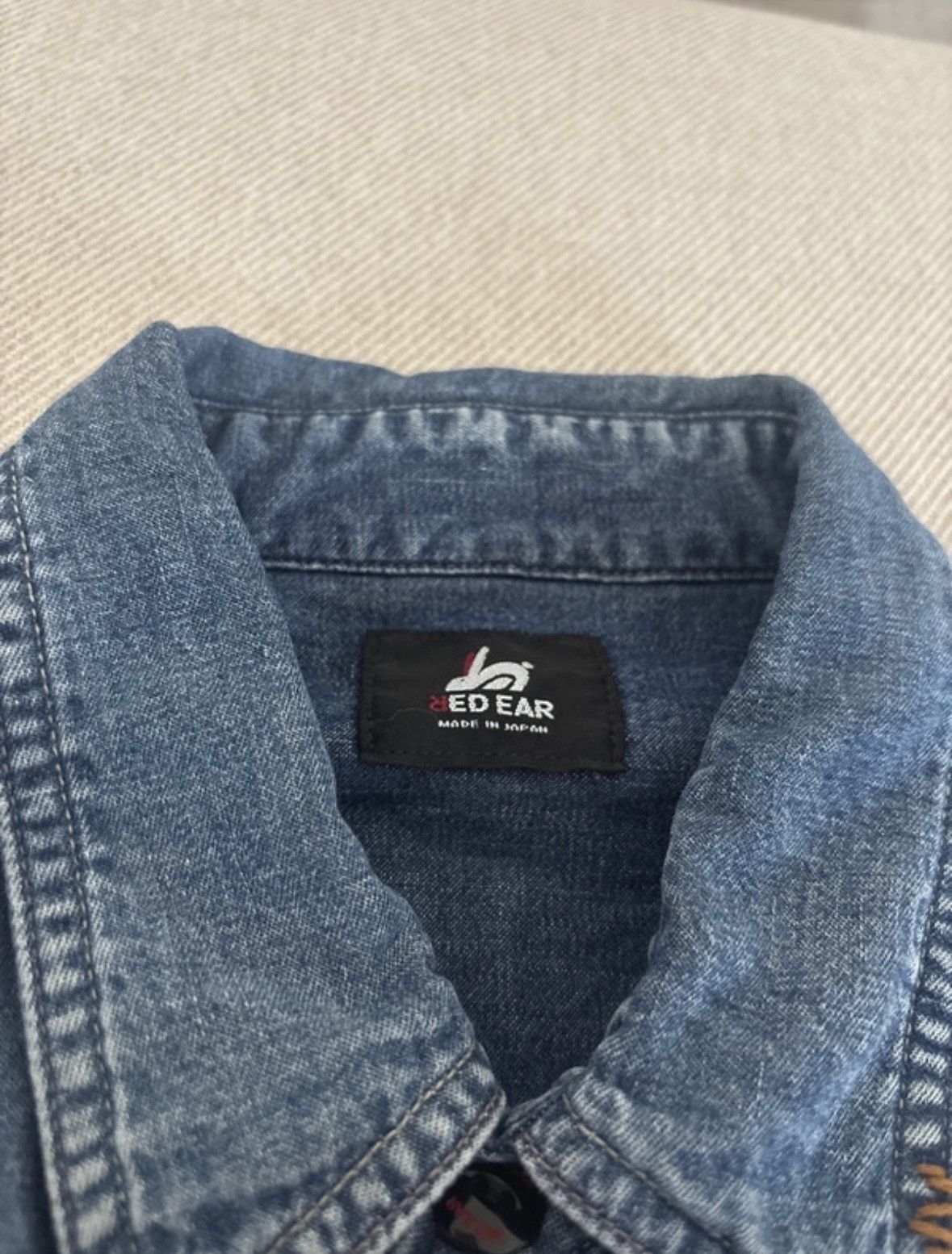 Paul Smith Red Ear Paul Smith Red Ear Denim Shirt Selvedge Workwear Overshirt Size US XL / EU 56 / 4 - 3 Thumbnail