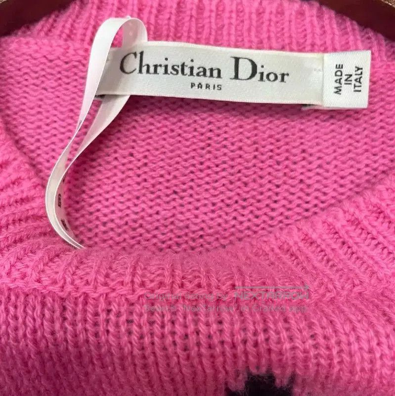 Dior Dior Pink Wool Pullover Sweater . Size S / US 4 / IT 40 - 3 Thumbnail