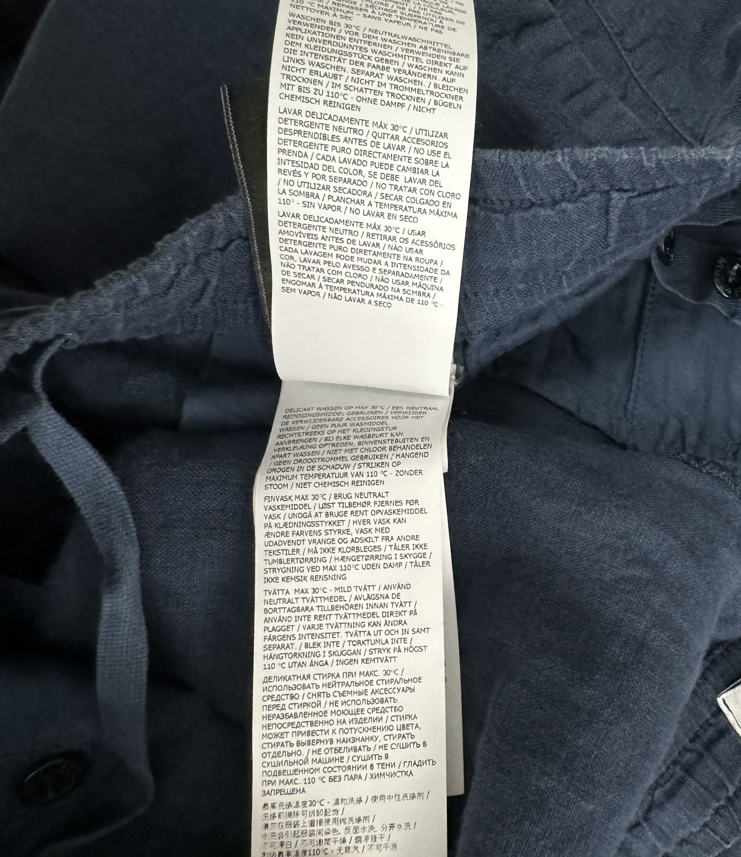 Stone Island Stone Island Patch Pocket Cargo Trousers Linen Pants Size 31 Size US 31 - 8 Thumbnail