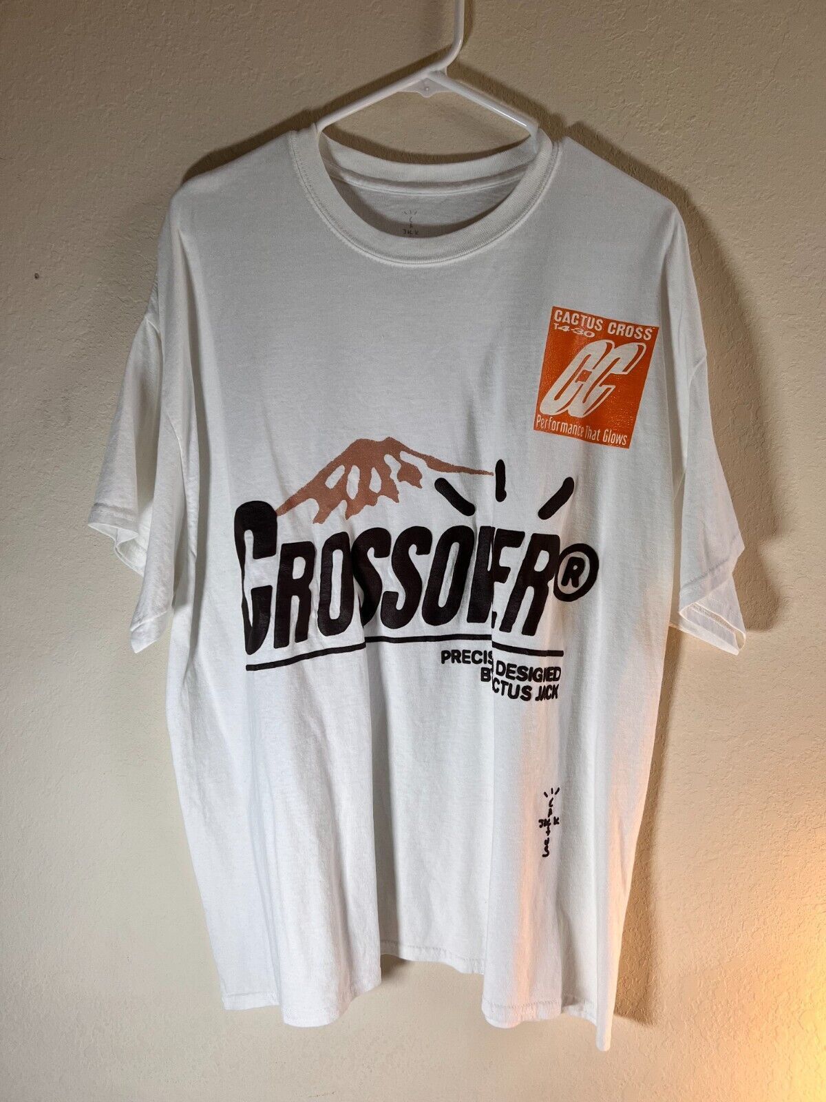 Travis Scott Travis Scott Cactus Jack Crossover Tee White L Size US L / EU 52-54 / 3 - 3 Thumbnail