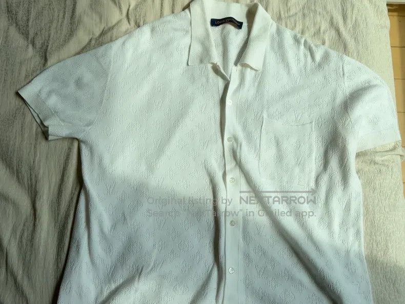 Louis Vuitton Louis Vuitton Knitted cardigan with short sleeves shirt Size US M / EU 48-50 / 2 - 1 Thumbnail