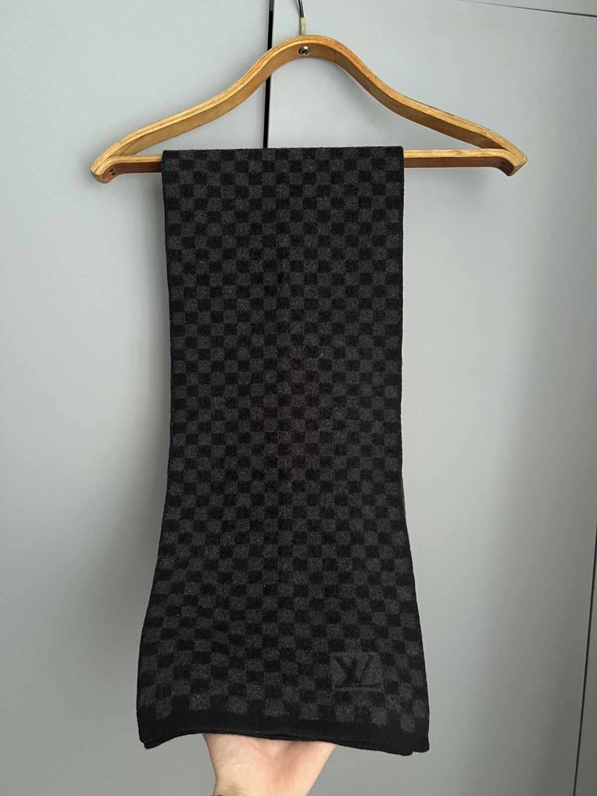 Louis Vuitton Louis Vuitton vintage monogram wool scarf Size ONE SIZE - 1 Thumbnail