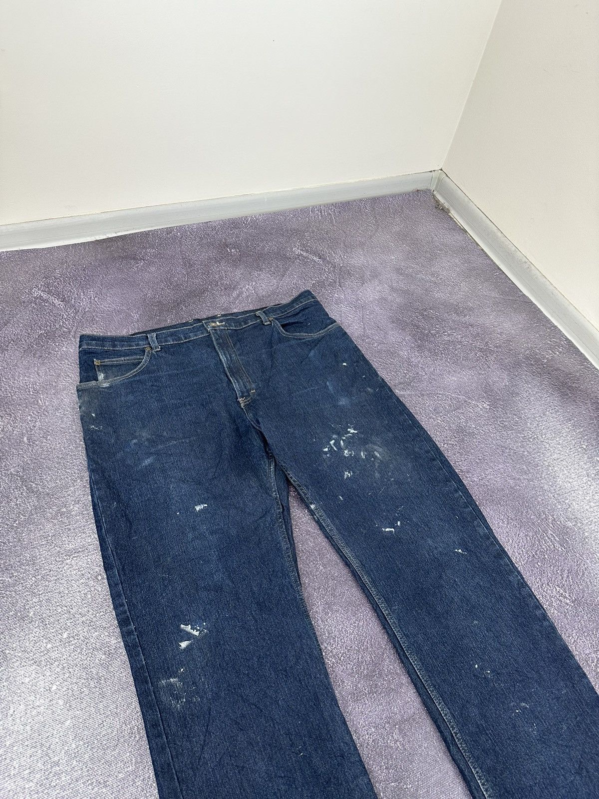 Dickies Vintage Dickies Distressed Denim Hype Baggy USA Work Jeans Size US 38 / EU 54 - 12 Thumbnail