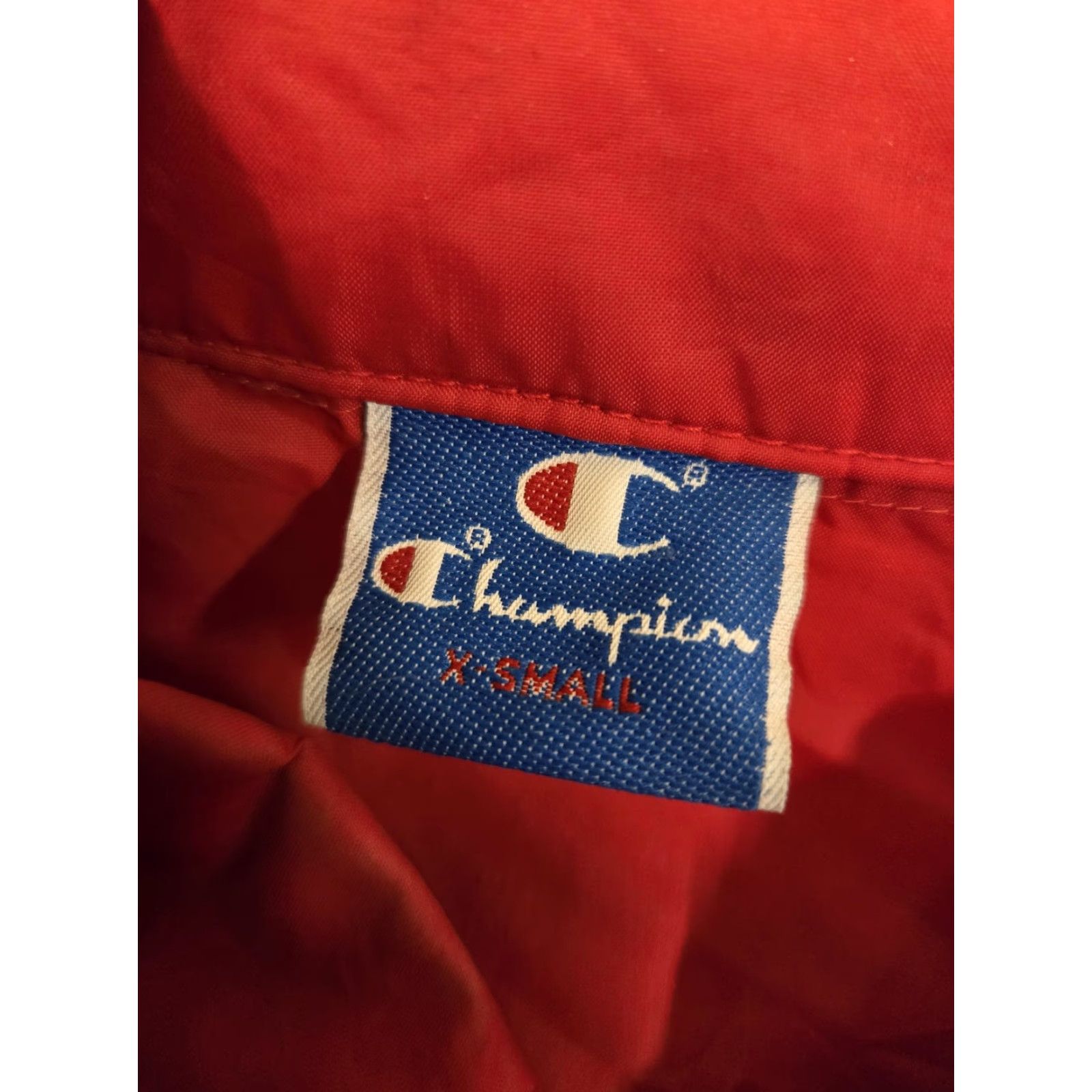 Champion VINTAGE Champion Nylon Windbreaker Jacket Mens XS Red TGI Fridays 80s USA Logo Size US XS / EU 42 / 0 - 4 Thumbnail