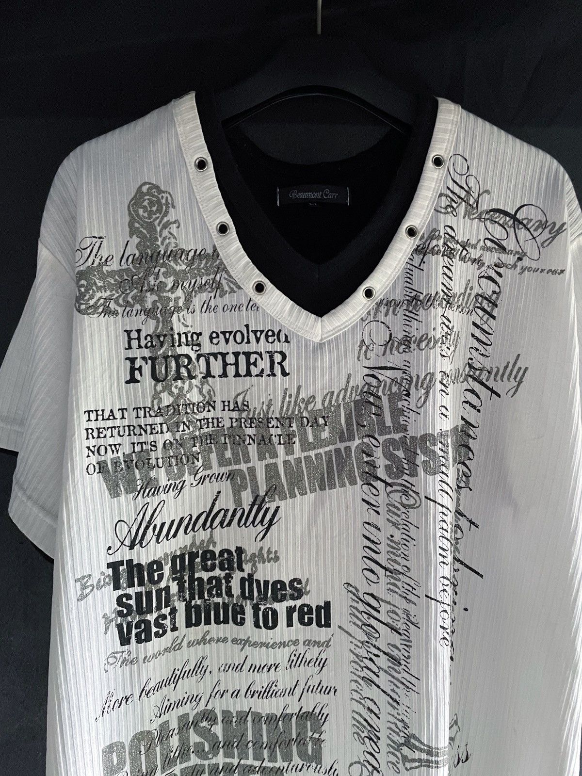 Beauty Beast BEAUMONT CARR DOUBLE LAYER TEE number nine style Size US L / EU 52-54 / 3 - 4 Thumbnail