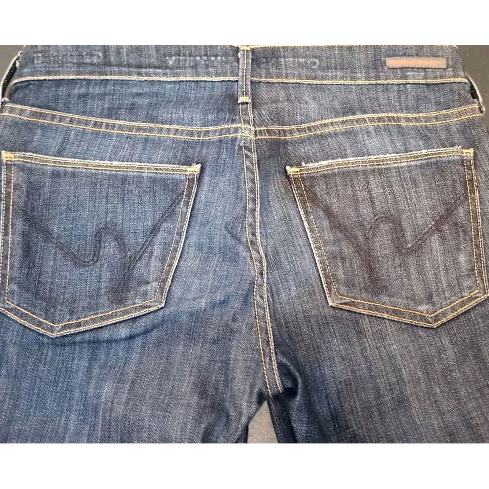 Citizens Of Humanity Citizens of Humanity Jerome Dahan Capri Jeans Women 27 Blue Dark Wash Denim Cotton Blend Regular Women's Jeans Capri 27 Blue Size 27" / US 4 / IT 40 - 4 Thumbnail