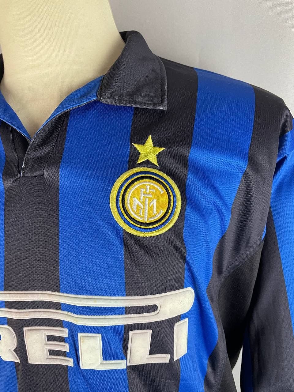 Nike Nike Vintage Long Sleeve Tee T Shirt Inter Milan 10 Baggio Size US XL / EU 56 / 4 - 3 Thumbnail
