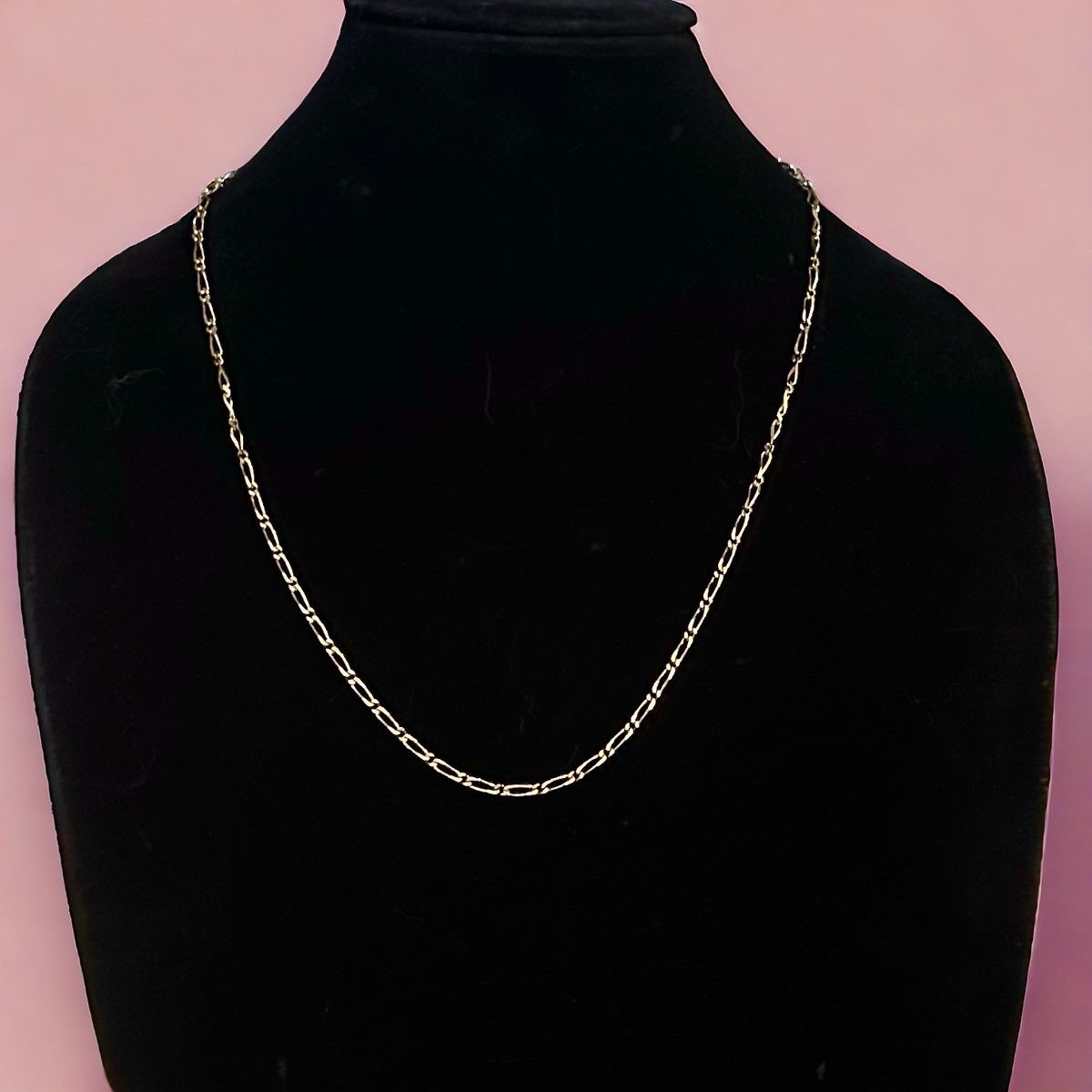 Vintage Vintage oval curb link chain necklace Size ONE SIZE - 1 Thumbnail