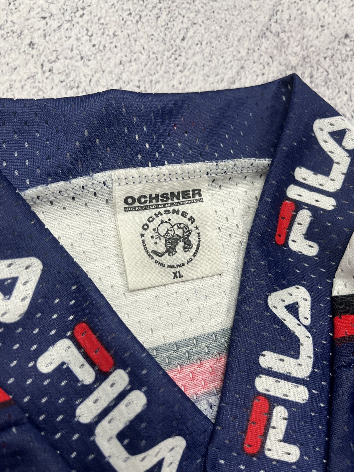 Fila Vintage 90’s Fila 99 World Stars Hockey Jersey Switzerland Size US XL / EU 56 / 4 - 6 Thumbnail