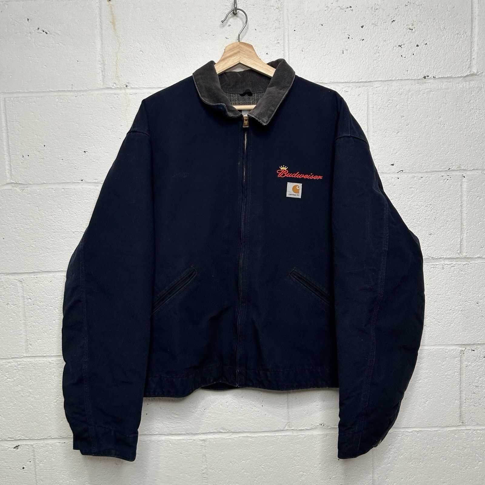 Vintage Carhartt Blanketed Detroit Jacket “Budweiser” J172