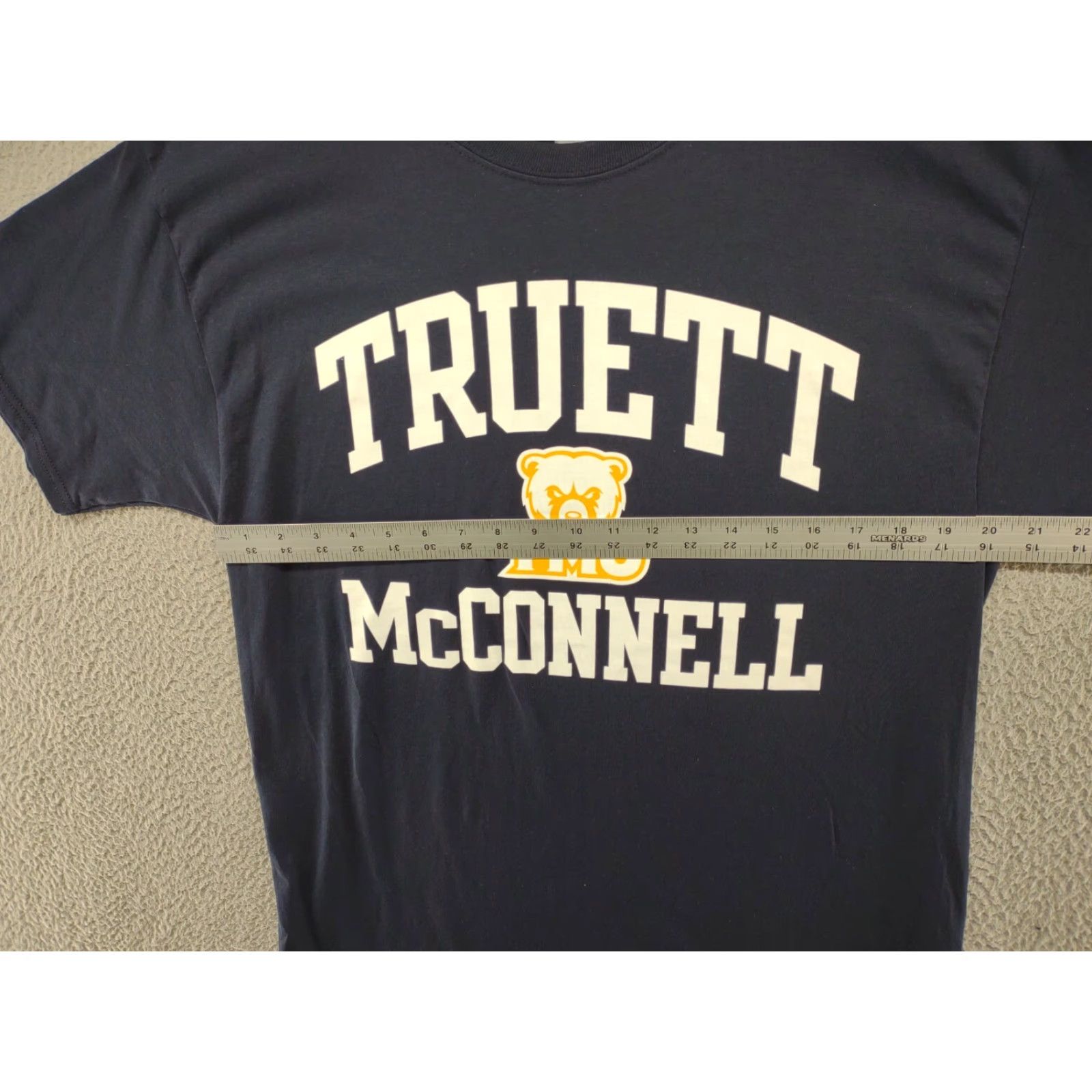 Champion Champion Truett McConnell University Men's Short Sleeve T Shirt L Blue Cotton Vintage No Size US L / EU 52-54 / 3 - 4 Thumbnail