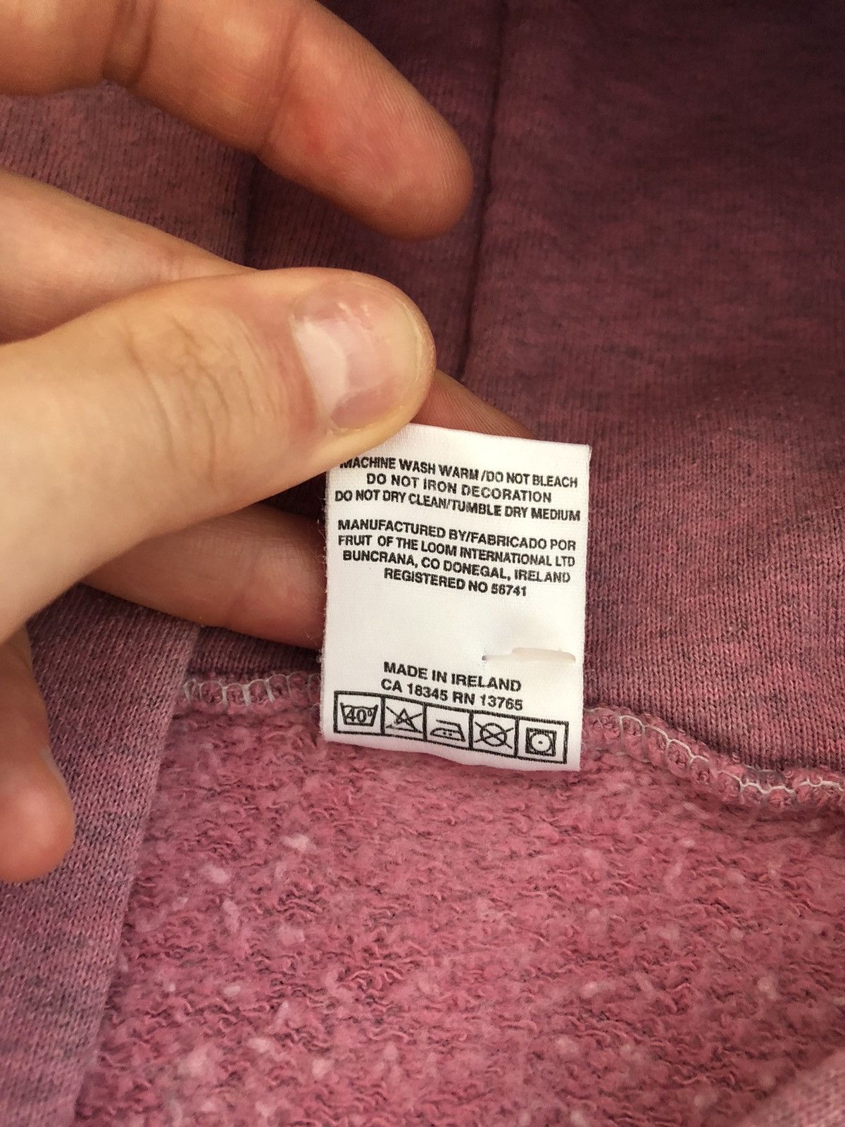 Fruit Of The Loom FRUIT OF THE LOOM VINTAGE QUALITY ZIP UP SWEATSHIRT Size US S / EU 44-46 / 1 - 4 Thumbnail