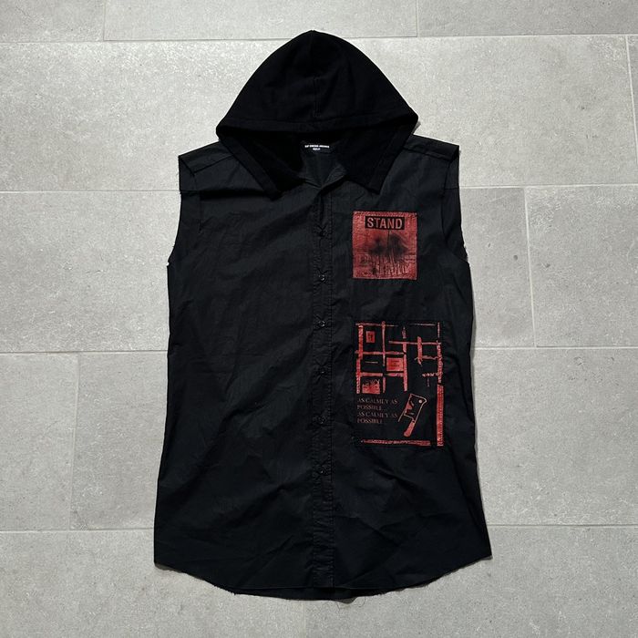 Raf Simons Redux Archive SS02 KOLLAPS Sleeveless Hoodie size 1