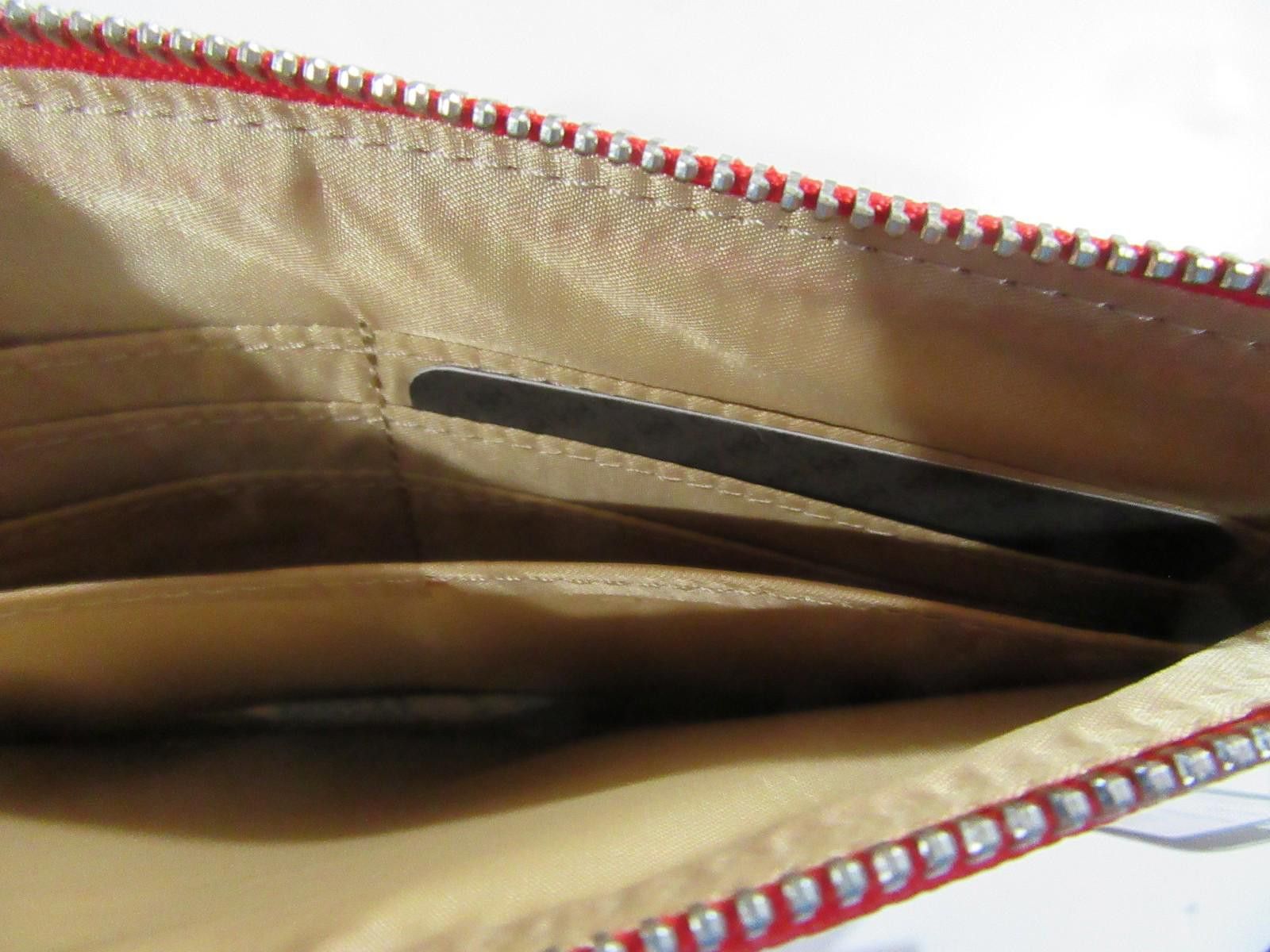 Guess Guess Womens Inspire SLG Clutch Wallet Red Size ONE SIZE - 5 Thumbnail
