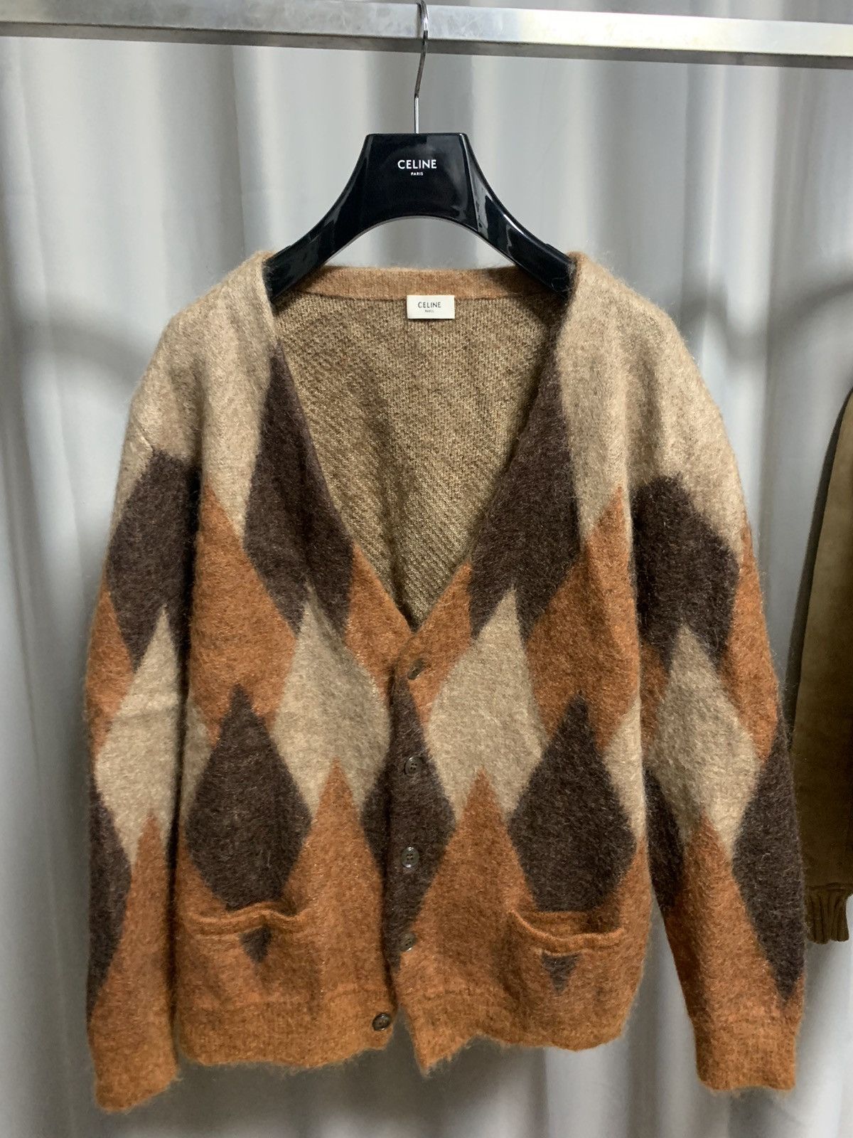Celine Celine 2019FW Mohair grunge cardigan Size US XL / EU 56 / 4 - 1 Thumbnail