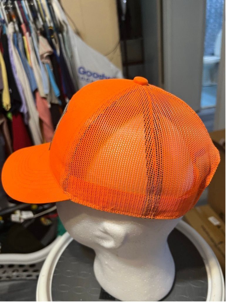 Mossy Oaks Men's Mossy Oak Orange Black Trucker Hat One Size Size ONE SIZE - 2 Thumbnail