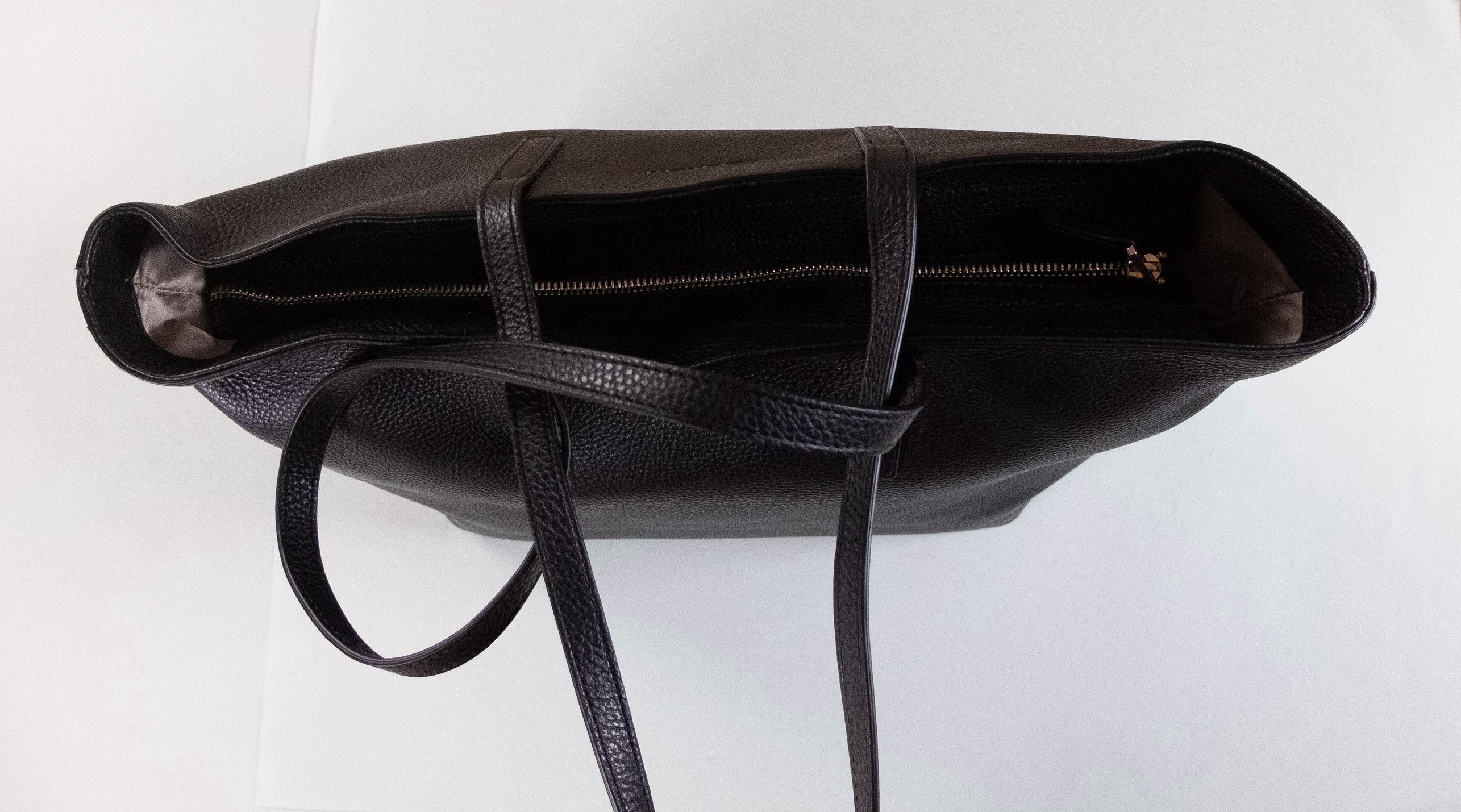 Santoni SANTONI black classic shopper leather tote bag authentic NWT Size ONE SIZE - 6 Thumbnail