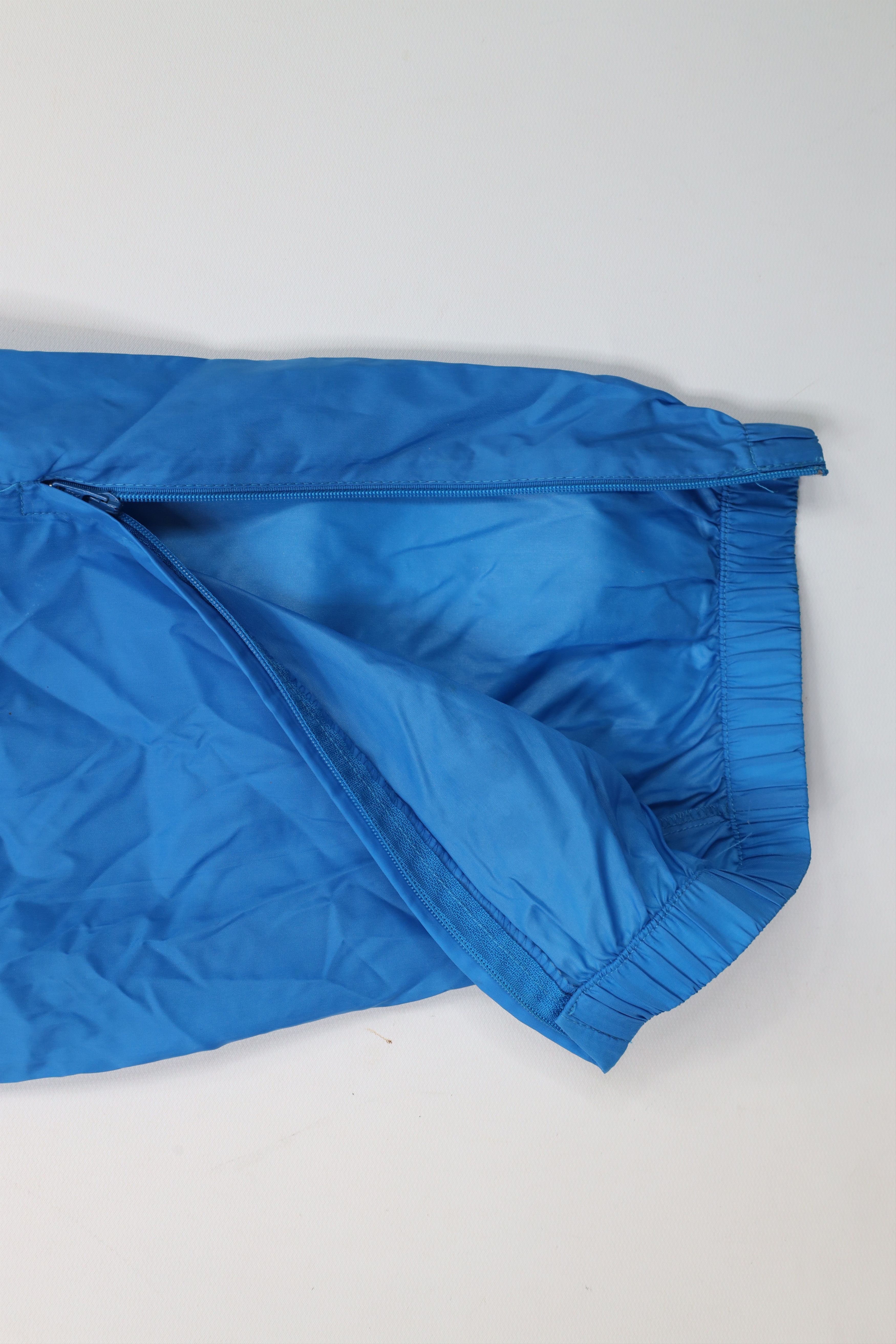 Adidas × Vintage Vintage 90s Adidas Trefoil Windbreaker Jogger Pants Blue Size US 34 / EU 50 - 5 Thumbnail