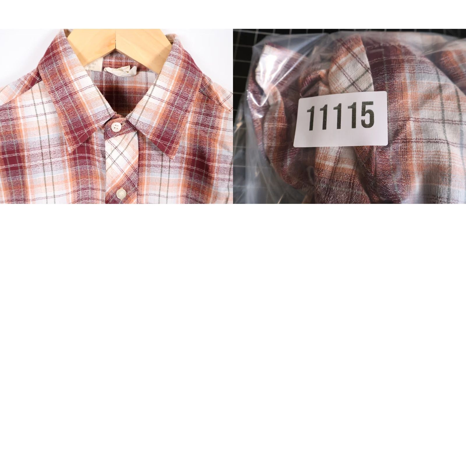 Vintage VINTAGE Kennington Shirt Plaid Button-Up Long Sleeve Men's Large Red Gray Shadow 90s Retro Hipster Grunge Size US L / EU 52-54 / 3 - 9 Thumbnail
