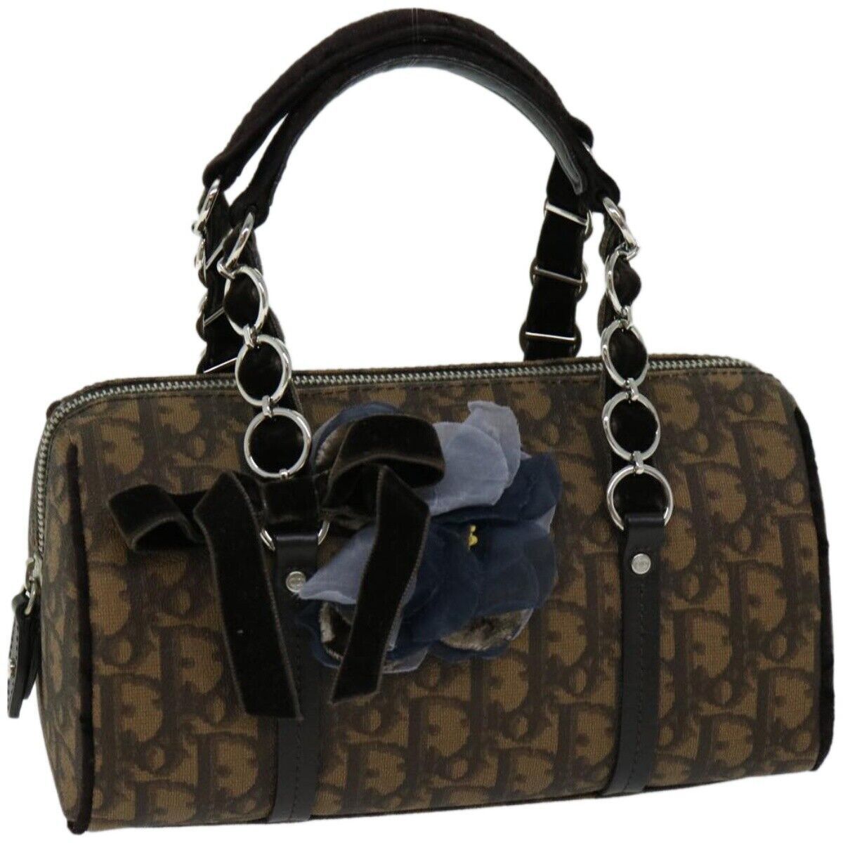 image of Christian Dior Monsieur Christian Dior Trotter Borsa A Mano Romantica in Marrone, Women's