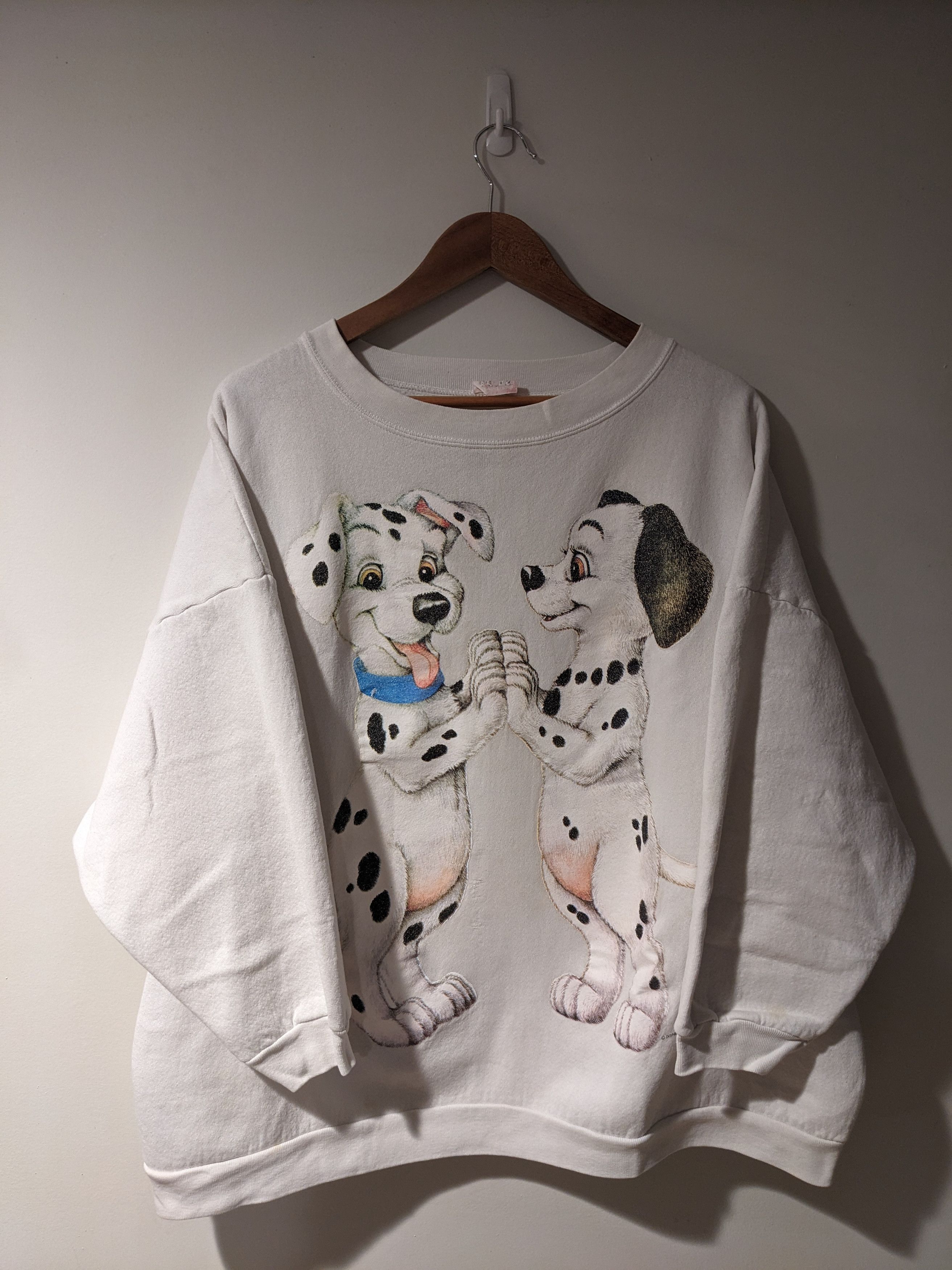 Disney × Vintage Vintage 90s 101 Dalmatians Disney Movie Promo Sweatshirt Size US XL / EU 56 / 4 - 1 Thumbnail