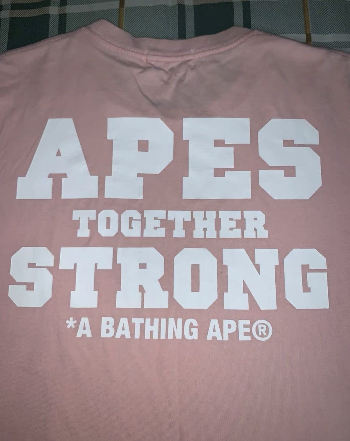 Bape BAPE OG Nigo era pink short-sleeve tee Size US XL / EU 56 / 4 - 8 Thumbnail