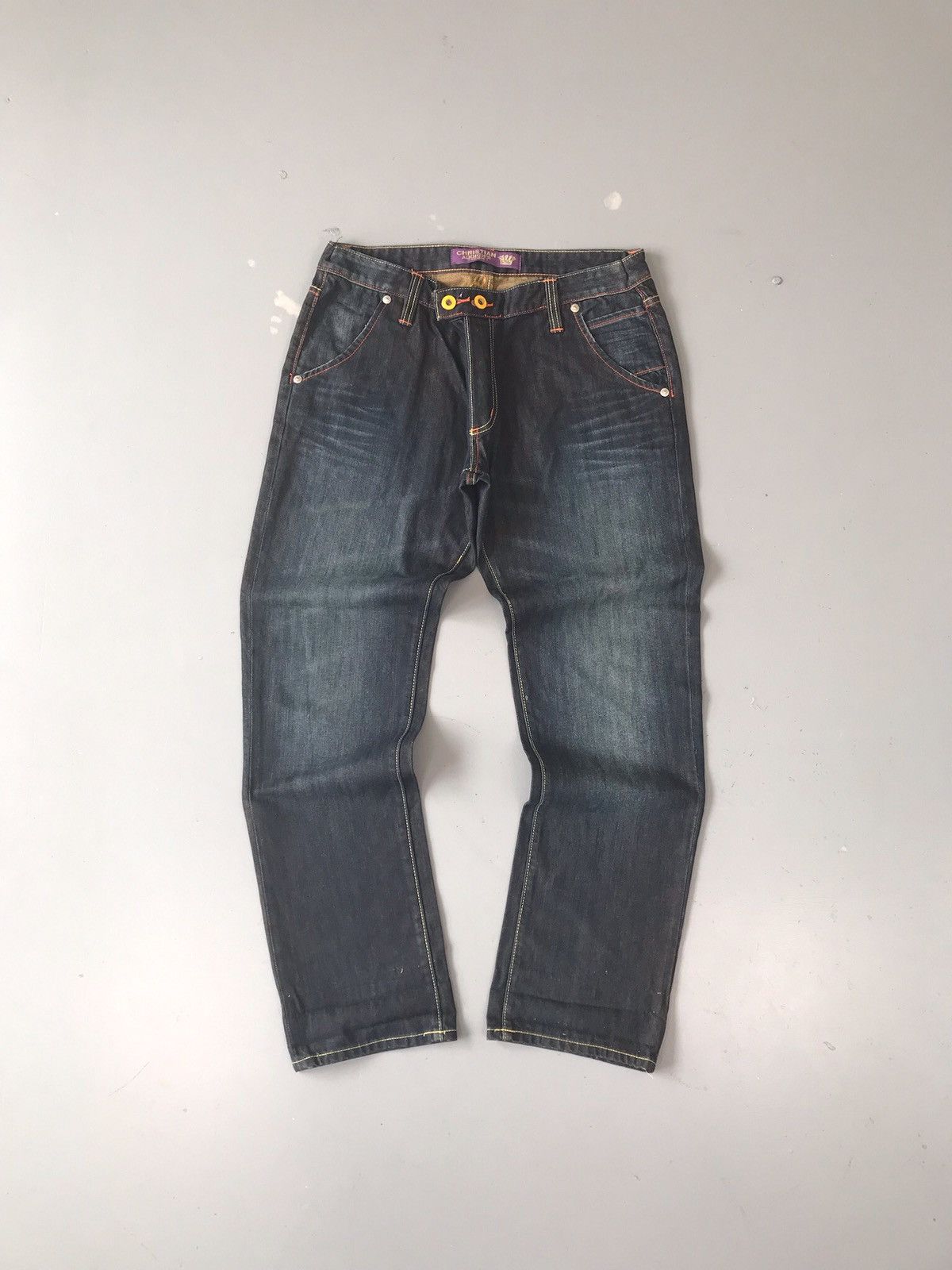Christian Audigier × Ed Hardy Vintage Christian Audigier embroidered denim Size US 36 / EU 52 - 13 Thumbnail