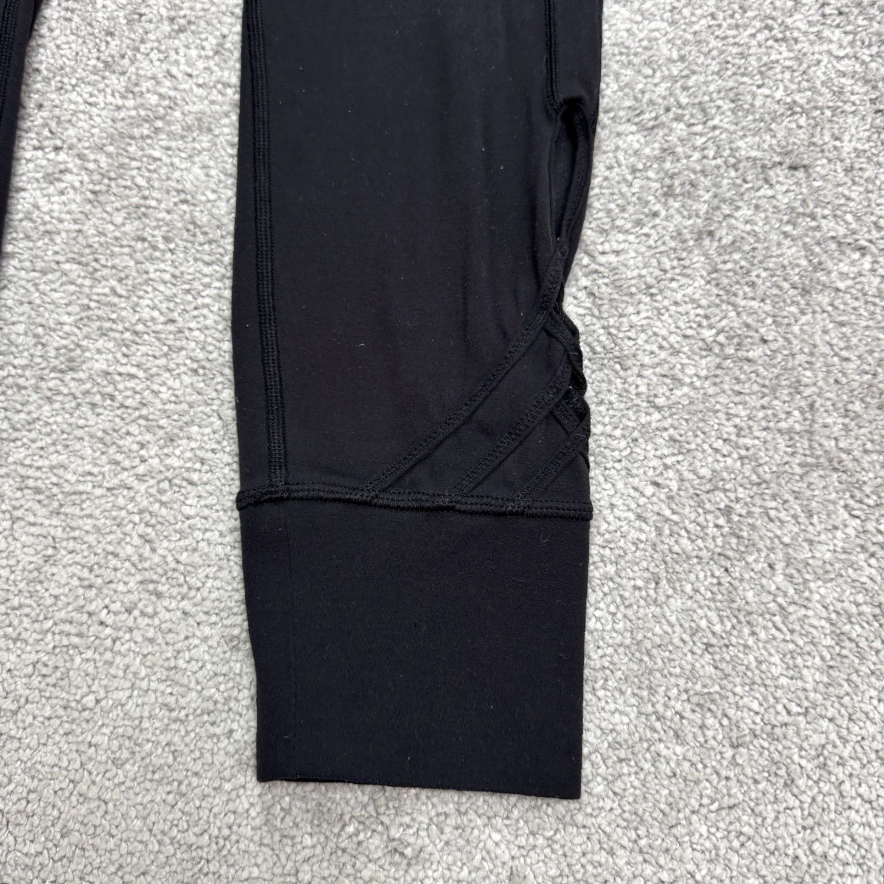 Lululemon Lululemon All The Right Places Crop II Leggings Women's 6 Black High Rise Activewear Yoga Run Gym Size 28" / US 6 / IT 42 - 6 Thumbnail