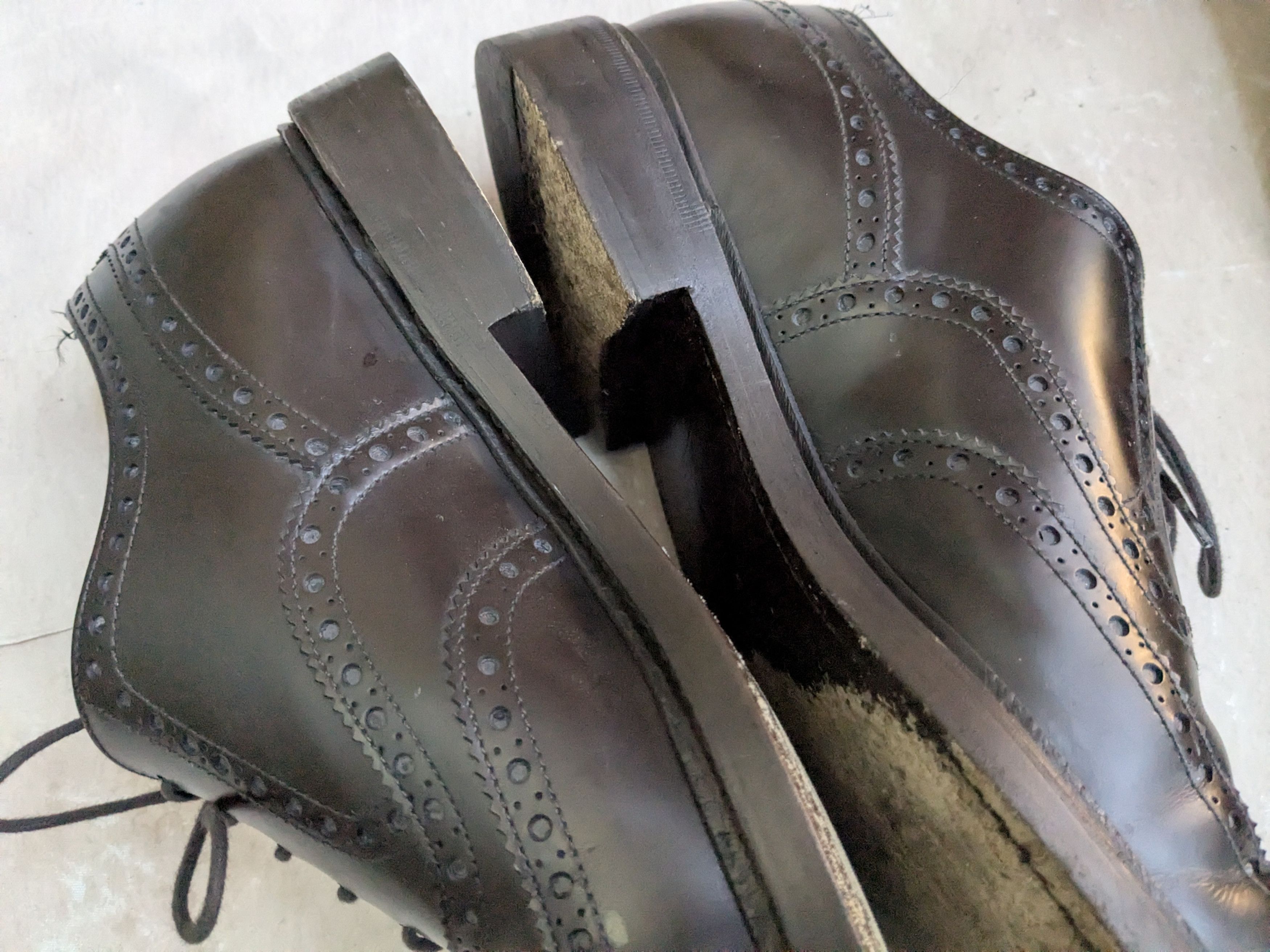 Prada Prada Wingtip Brogues Dark Brown 12.5 Leather Size US 12.5 / EU 45-46 - 9 Thumbnail