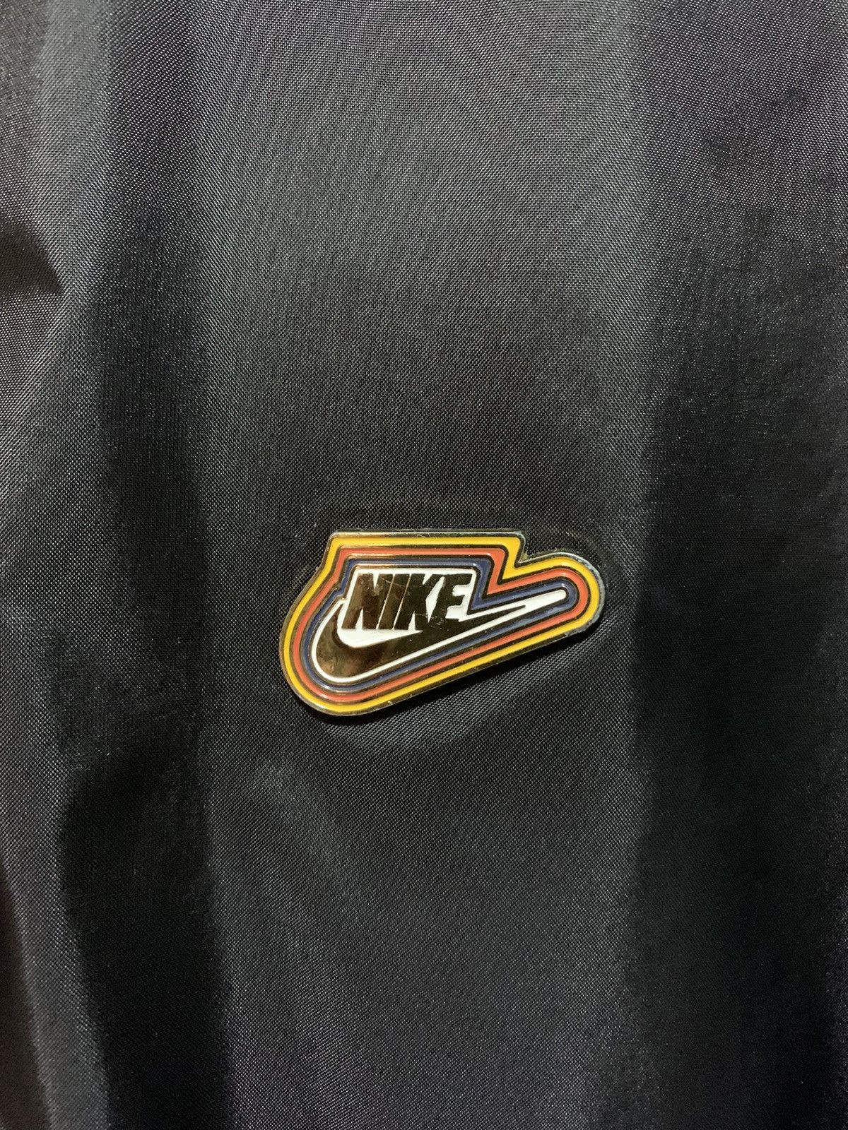 Nike Nike Metal Swoosh Logo Spell Out Zipper Windbreaker Size US XL / EU 56 / 4 - 3 Thumbnail