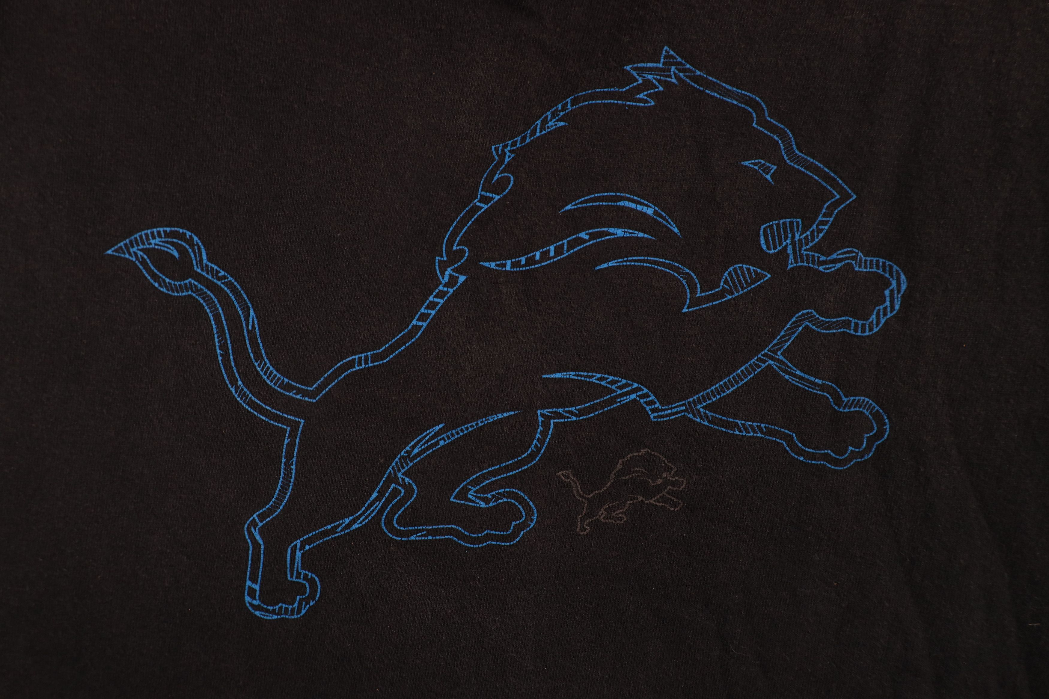 Vintage Vintage Detroit Lions Football Short Sleeve T-Shirt Black Size US XXL / EU 58 / 5 - 4 Thumbnail