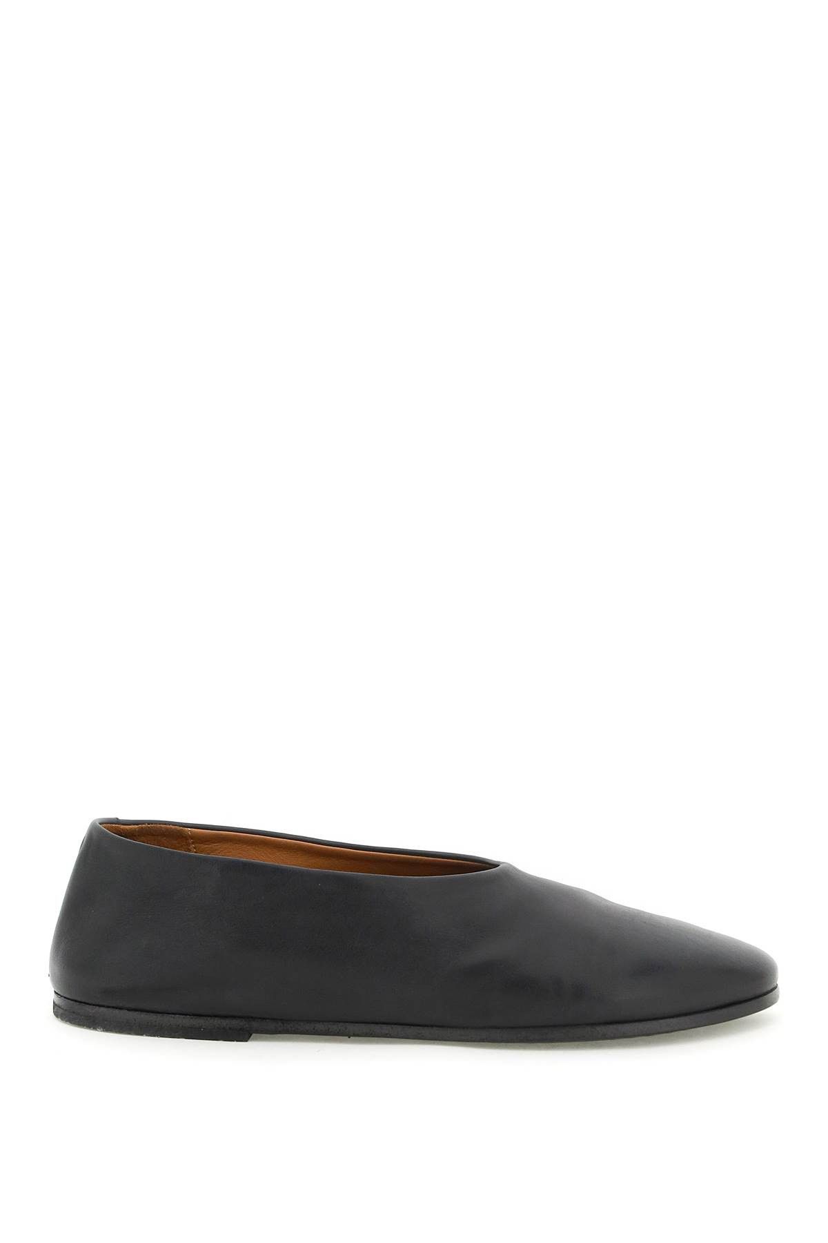 Marsell leather coltellaccio ballet flats | Grailed