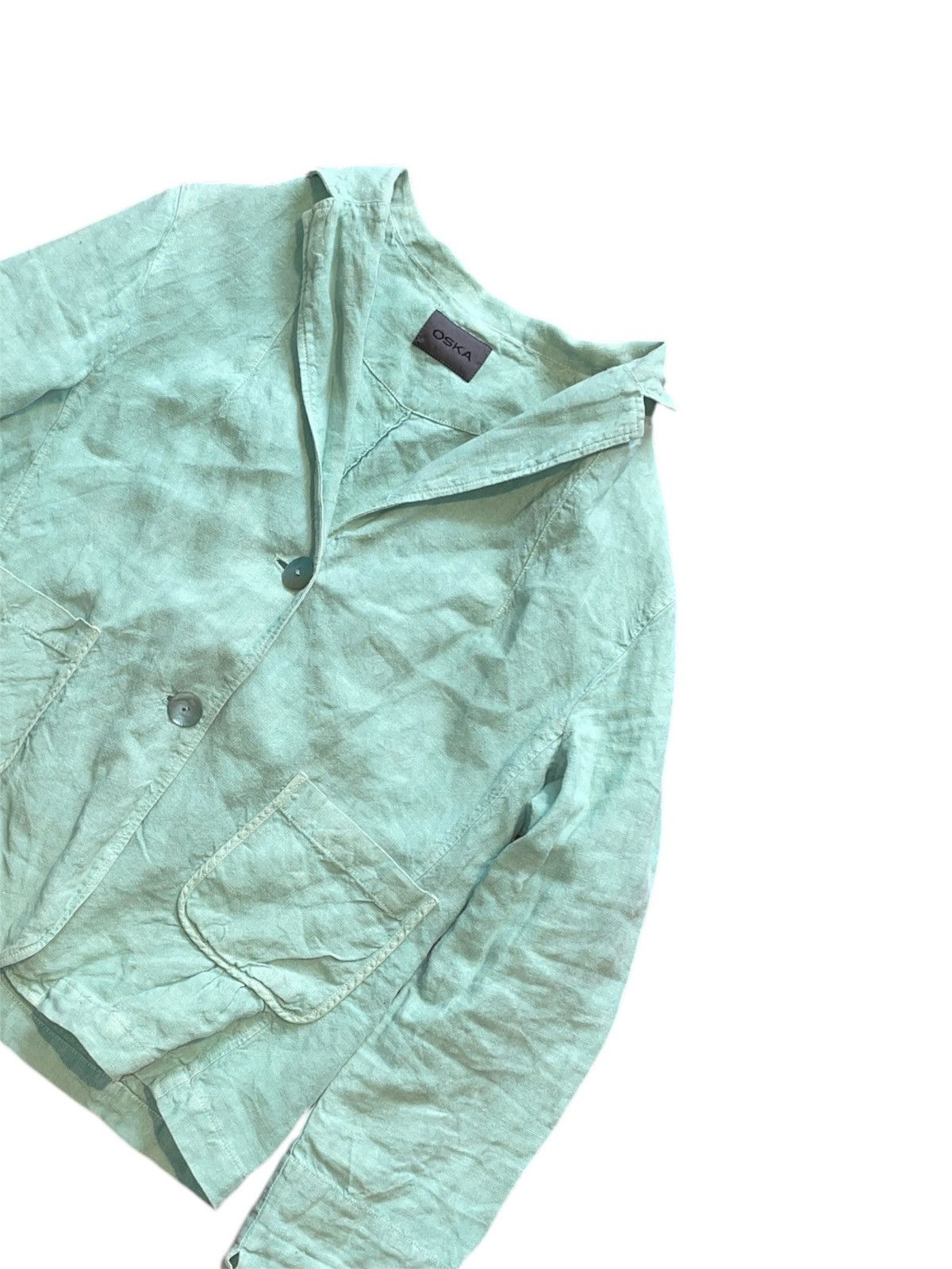 OSKA × Vintage Oska blazer 100% linen y2k avantgarde merch opium rap Size L / US 10 / IT 46 - 10 Thumbnail