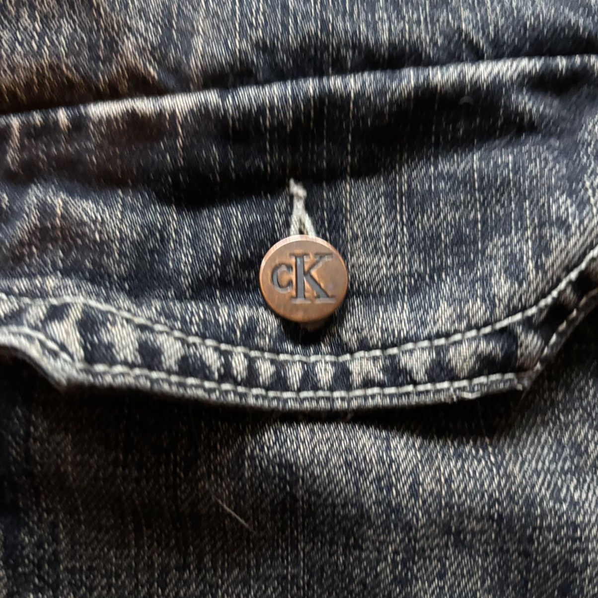 Calvin Klein VINTAGE CLAVIN KLEIN Cropped Denim Jacket Size US L / EU 52-54 / 3 - 4 Thumbnail