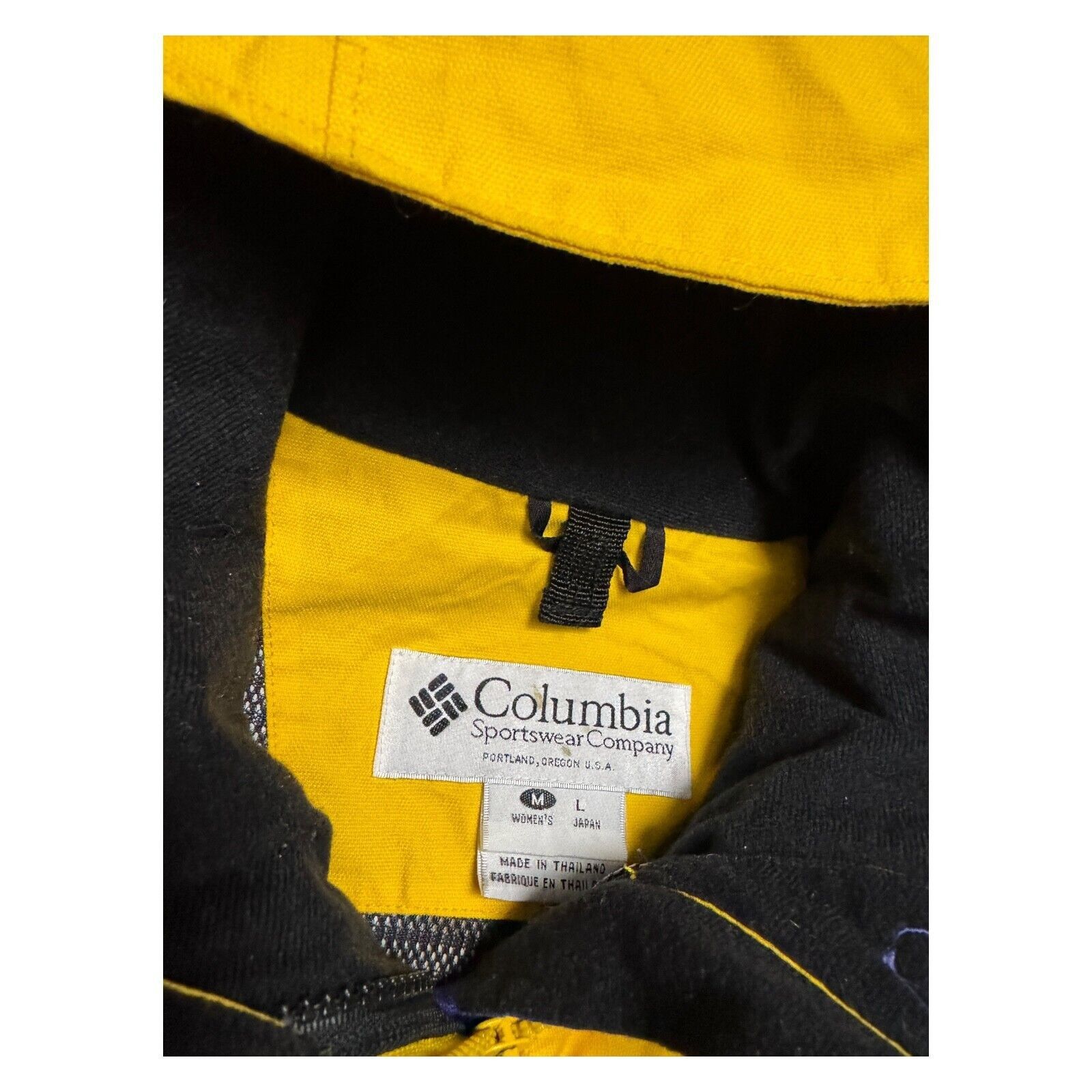 Columbia VINTAGE COLUMBIA Y2K Yellow Windbreaker Ski Jacket Medium Size M / US 6-8 / IT 42-44 - 6 Thumbnail