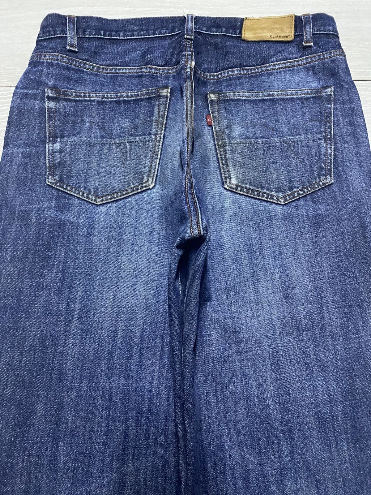 Japanese Brand Vintage Japanese Brand Gold Rush Distresssed Baggy Jeans Size US 32 / EU 48 - 4 Thumbnail